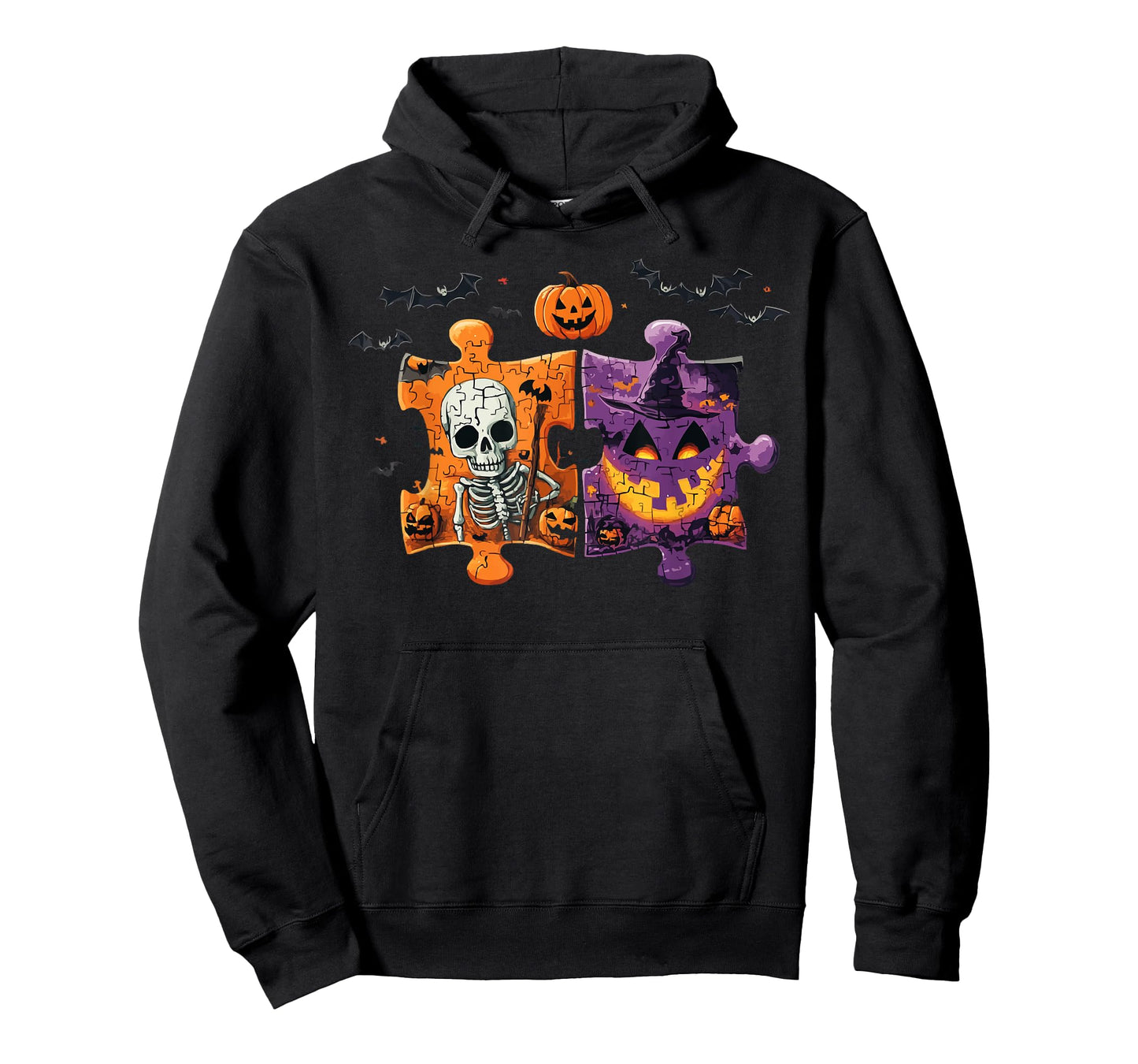 Support Autism Halloween Spooky Autistic Trick Or Treat T-Shirt