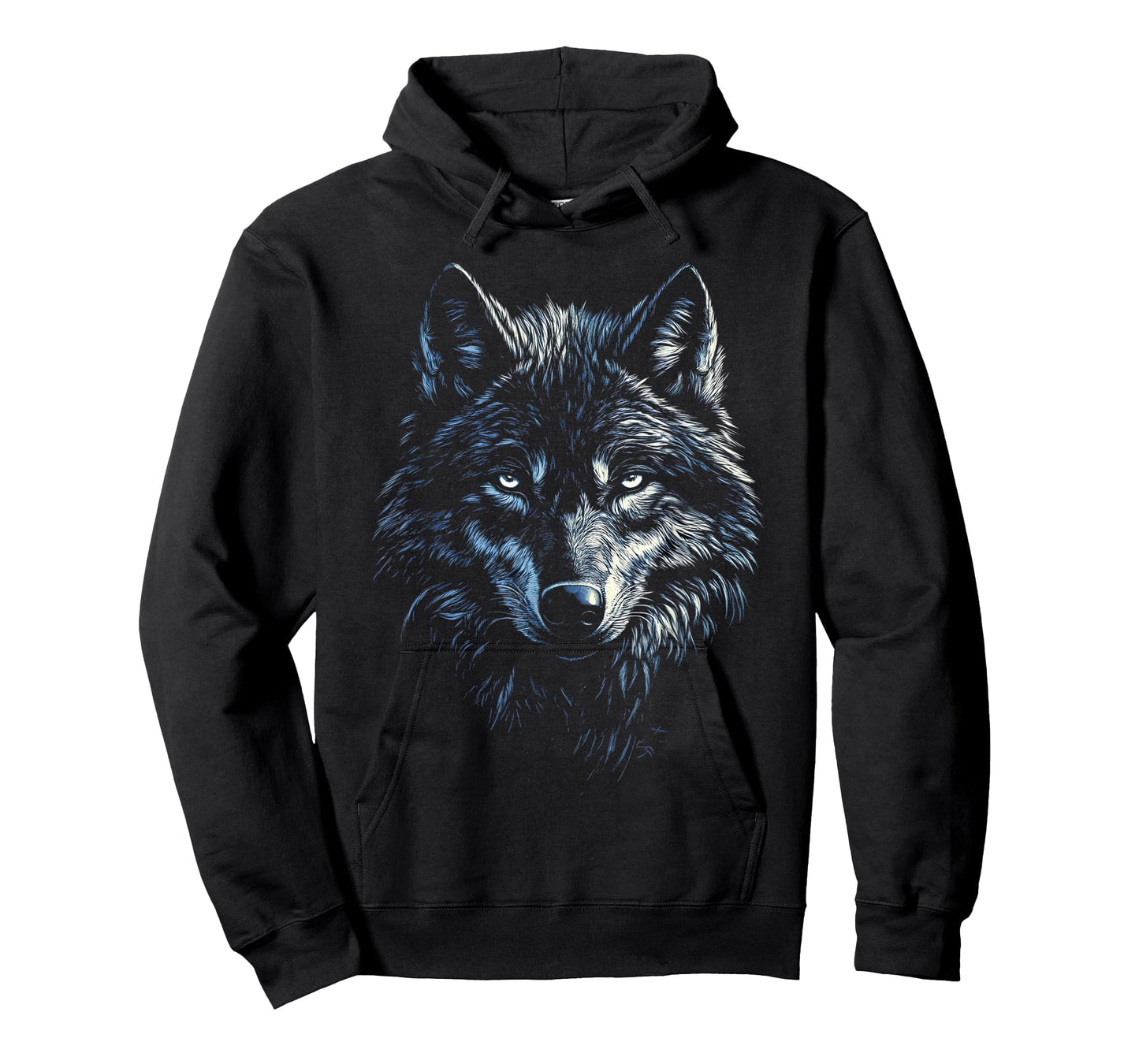 Timber Wolf Face Portrait Distressed Graphic Art Lover Gifts T-Shirt