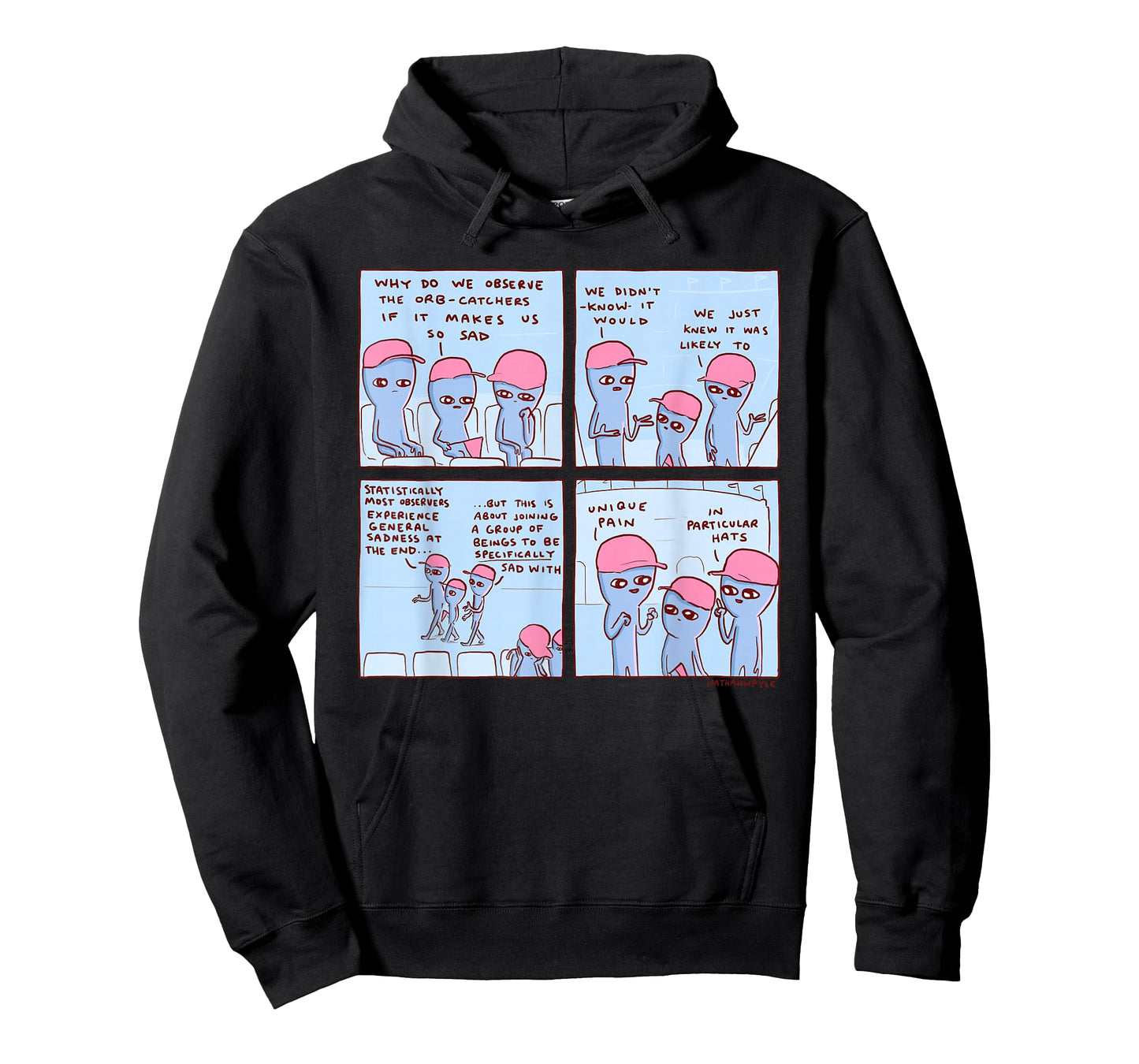 Threadless Nathan W. Pyle Strange Planet Unique Pain Graphic T-Shirt