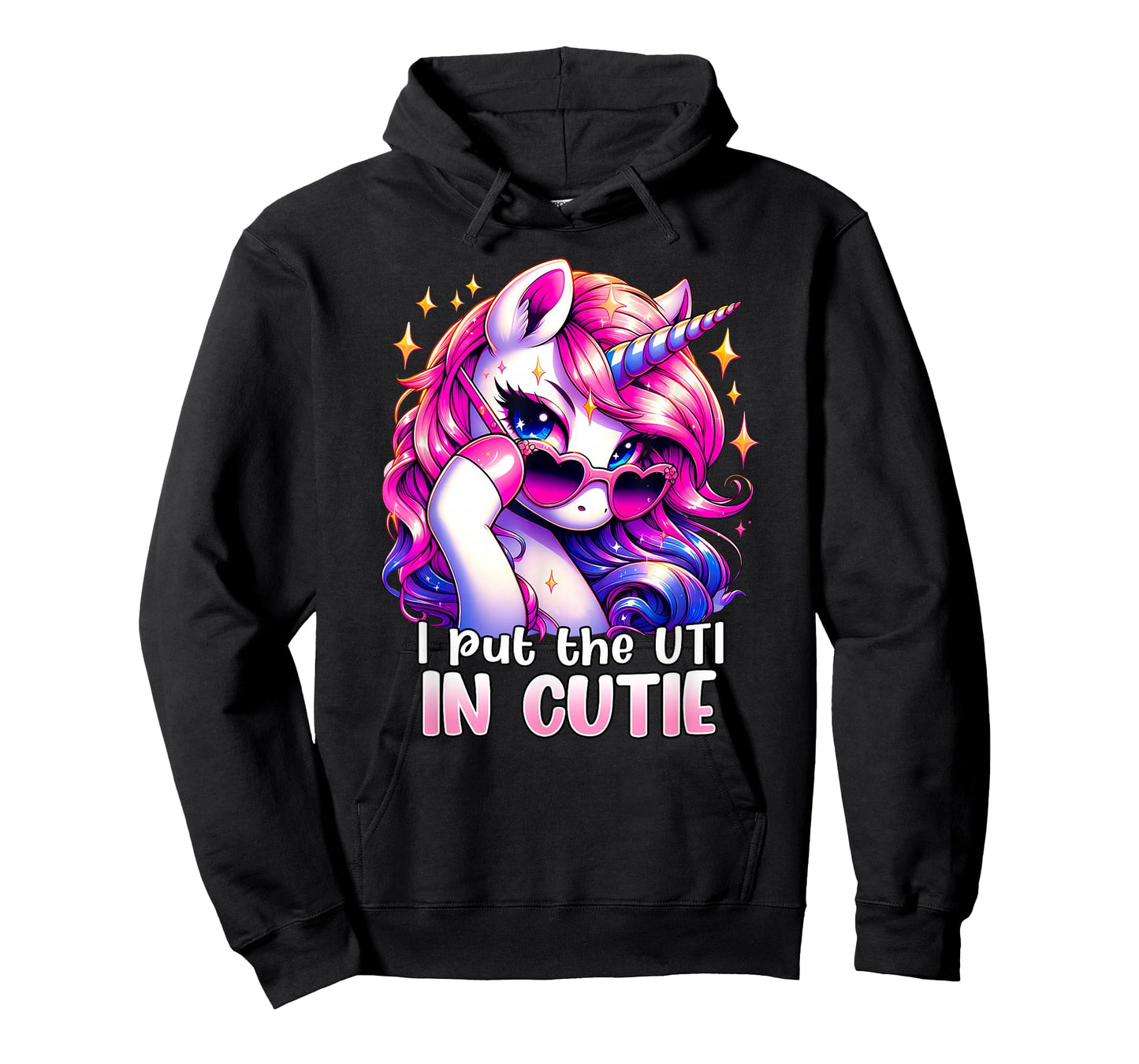 I PUT THE UTI IN CUTIE Weird Embarrassing Oddly Specific Gag T-Shirt