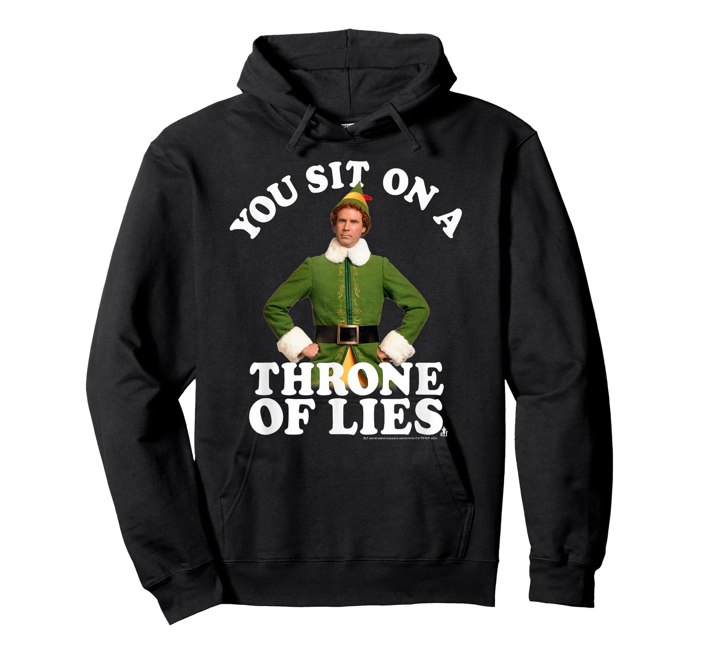 Elf You Sit on a Throne of Lies Christmas Movie T-Shirt