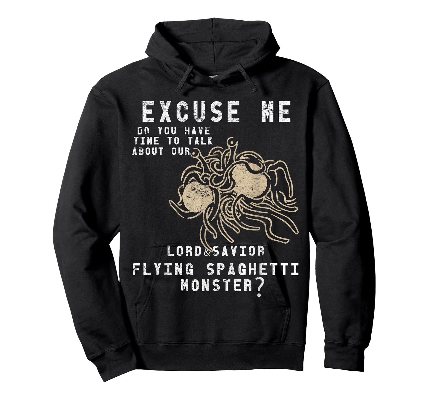 Our Lord & Savior Flying Spaghetti Monster FSM Funny parody
