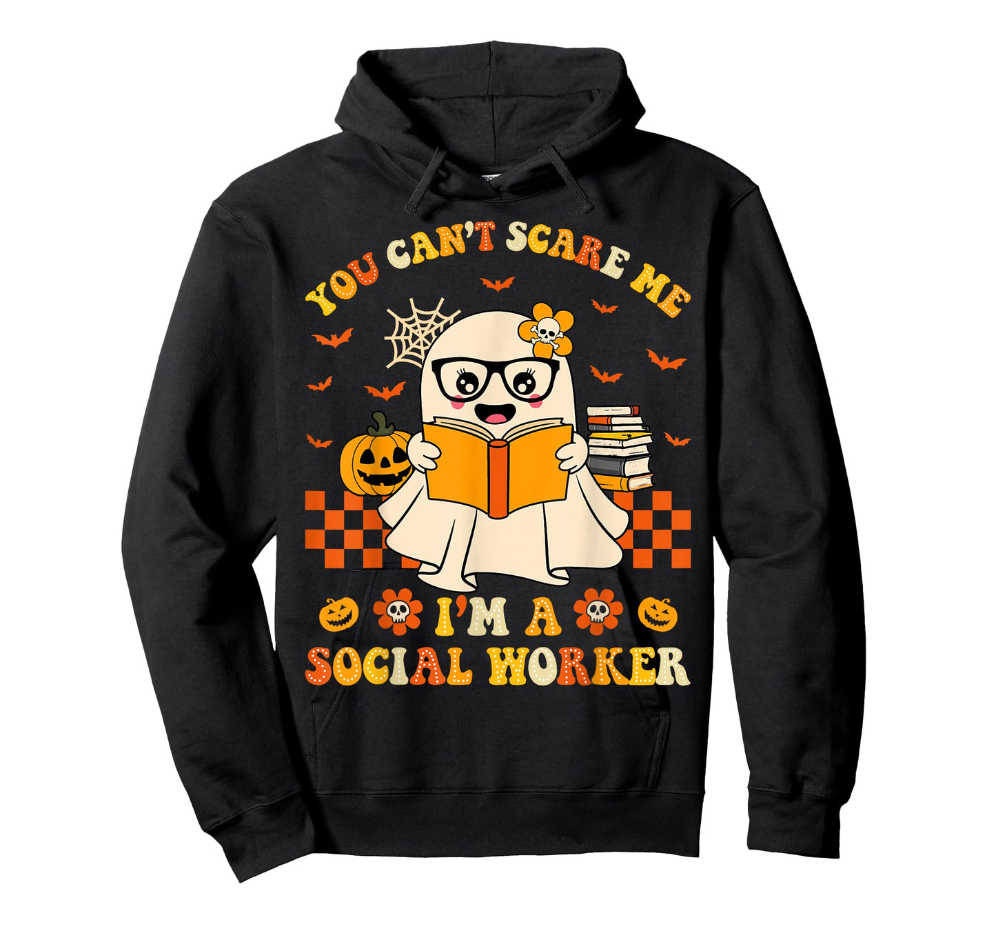 You Can't Scare Me I'm a School Social Worker Halloween T-Shirt