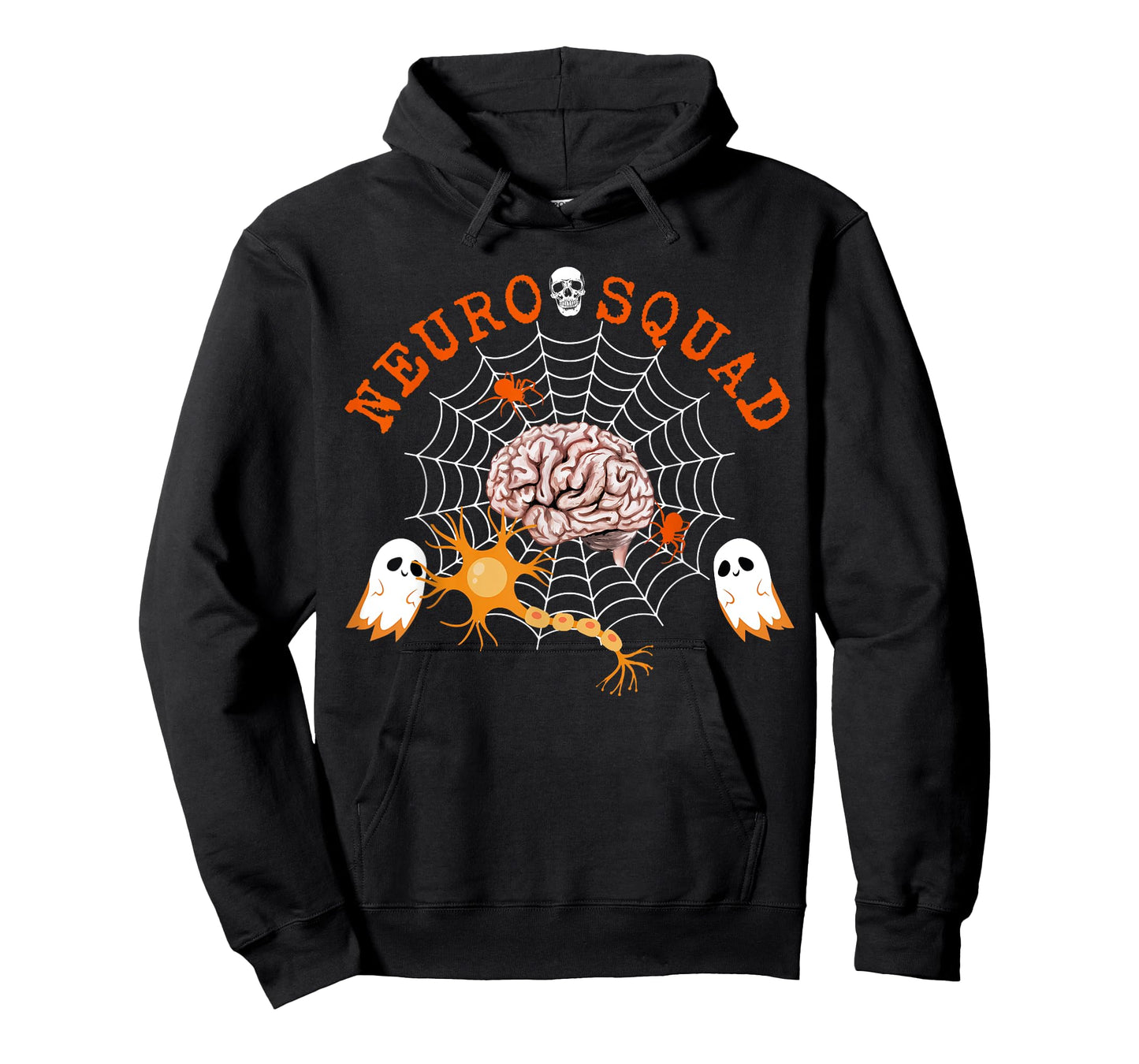 Neuro Nurse Squad Brain Anatomy Ghost Neuron Phd Science T-Shirt