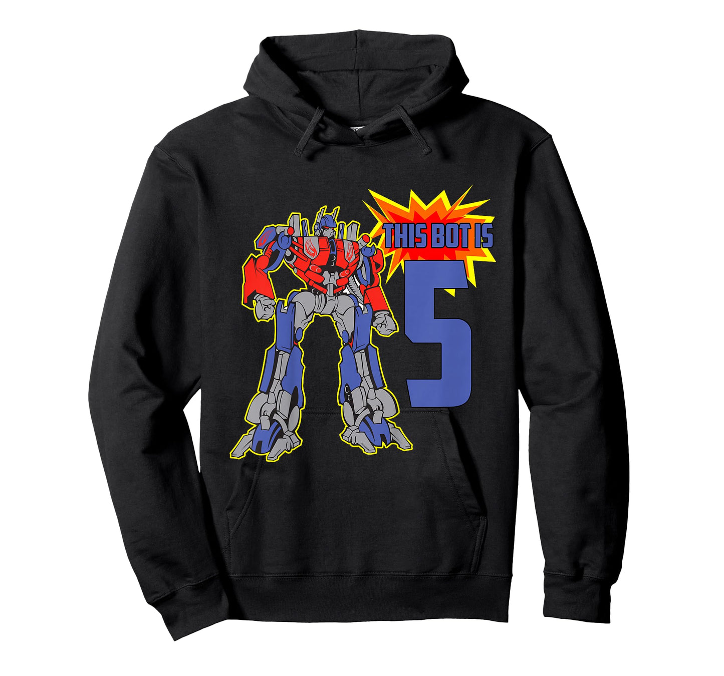 Kids 5th Birthday Bot Robot for 5 Yr Old Boys Girls T-Shirt
