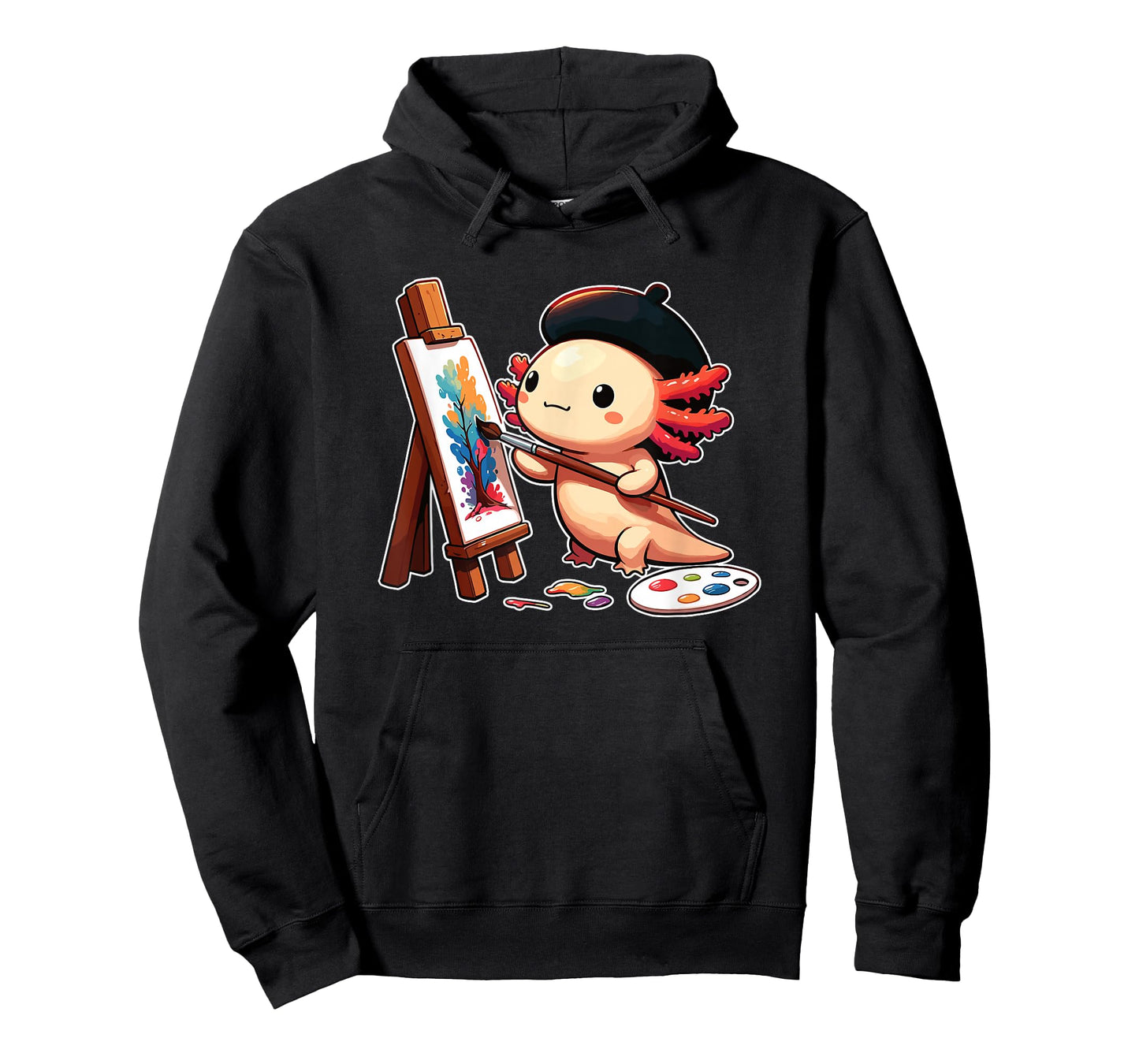 Painter Art Artist Axolotl T-Shirt