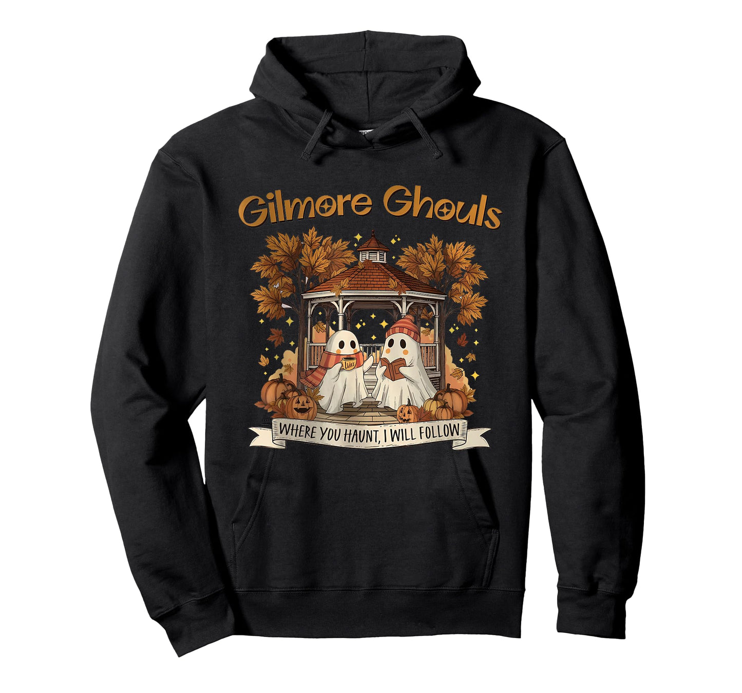Gilmore Ghouls Where You Haunt I Will Follow Halloween Ghost T-Shirt