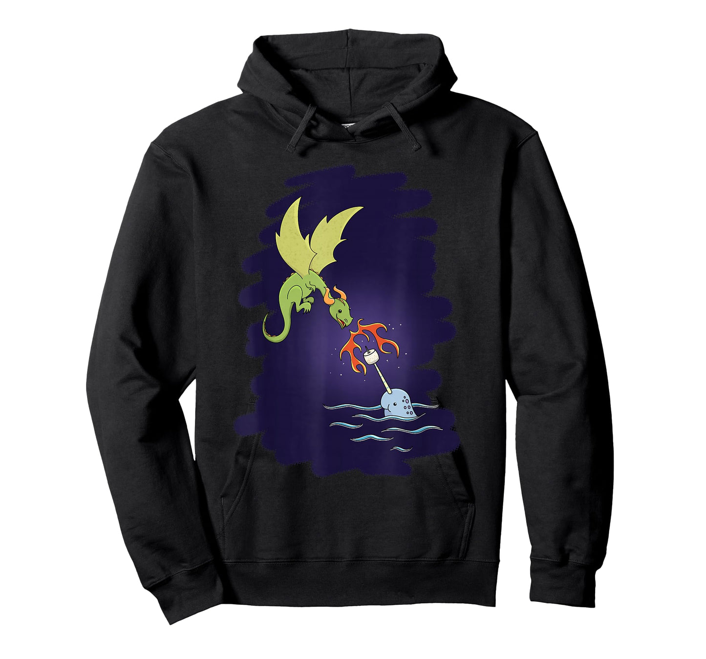 Dragon & Narwhal Campfire Marshmallow Roast, Teamwork T-Shirt
