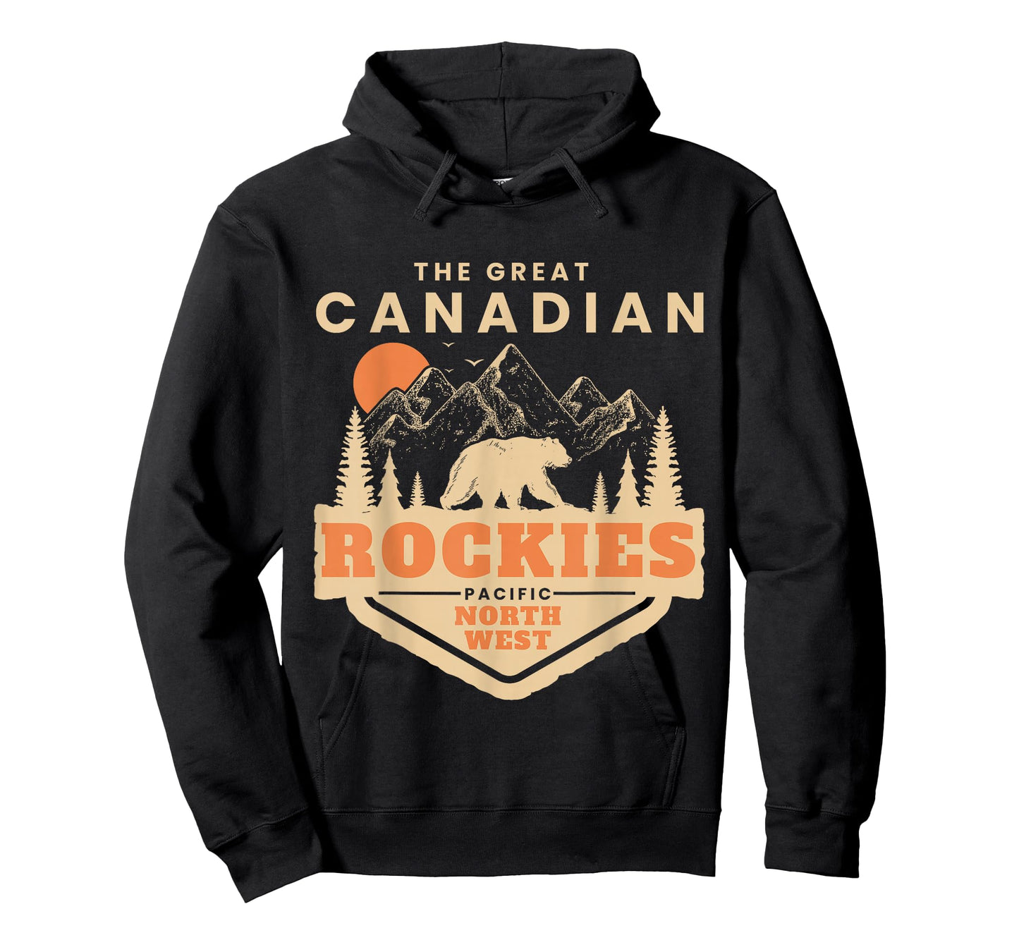 The Canadian Rockies Mountain Canadian National Park Vintage T-Shirt