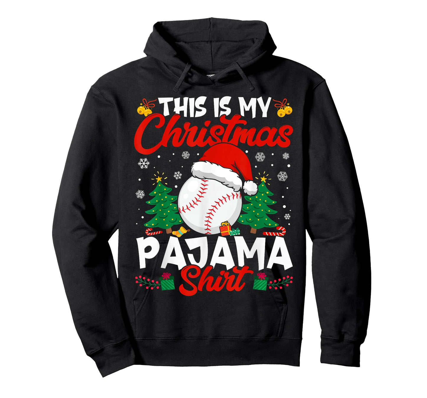 This Is My Christmas Baseball Lover Men Women Boy Girl T-Shirt