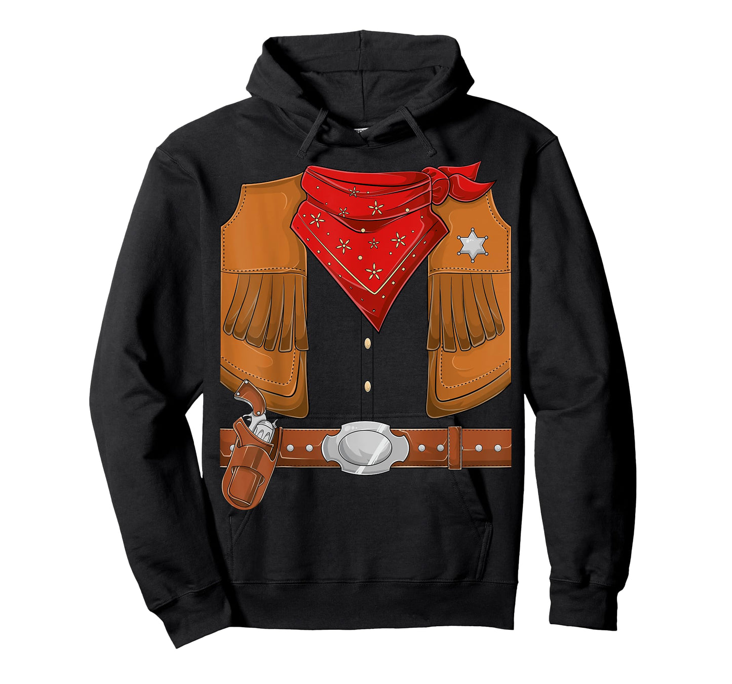 Cowboy Halloween Costume Men Women Kids Cowboy sherif T-Shirt