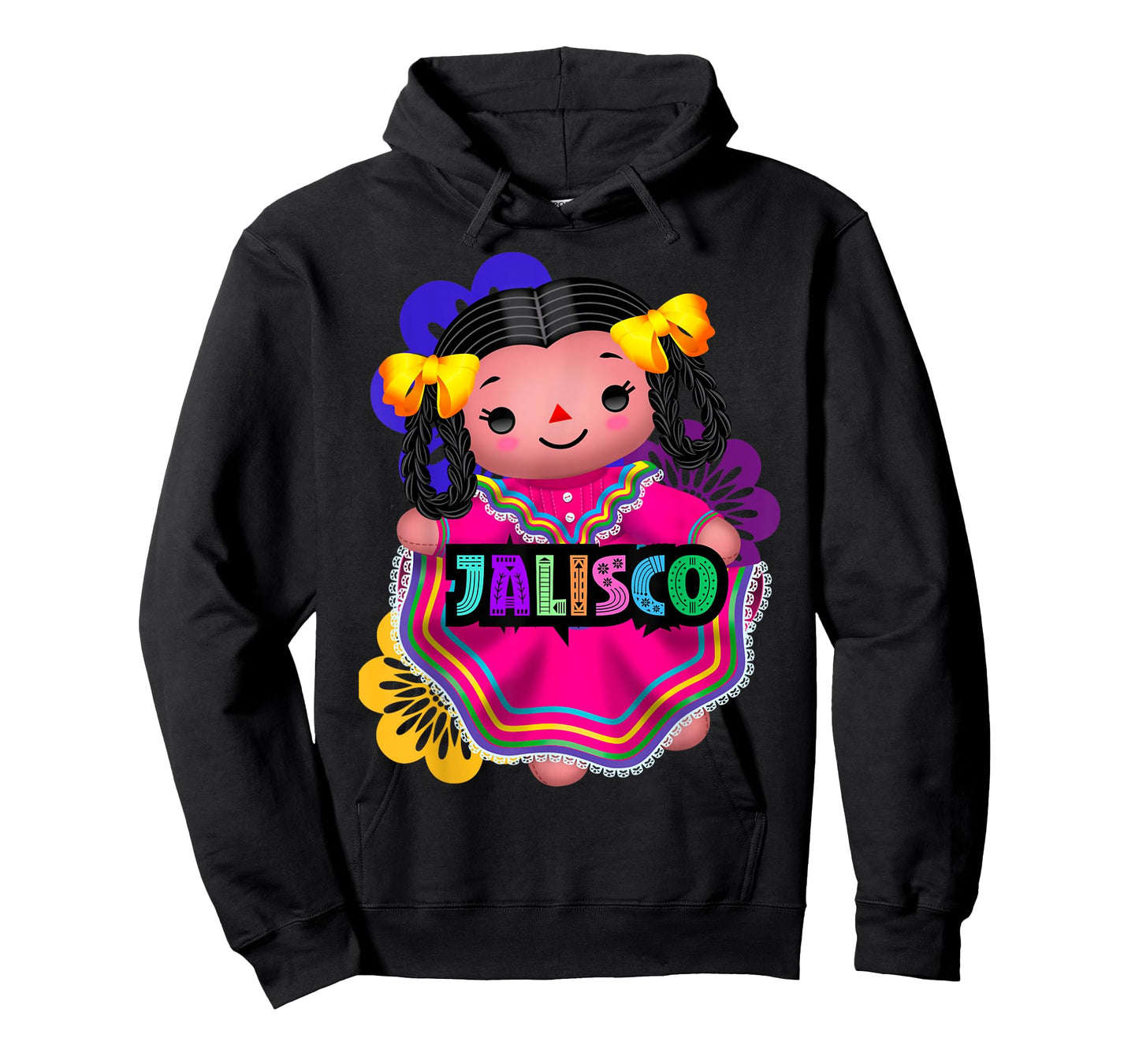 Jalisco Muñeca Lelé, Handmade Mexican Rag Doll Collection T-Shirt