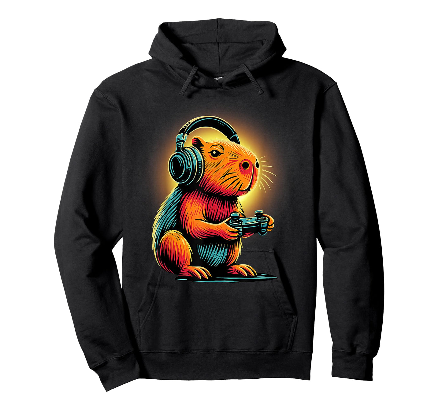 Capybara Gaming - Funny Gamer Capybara Design Classic T-Shirt