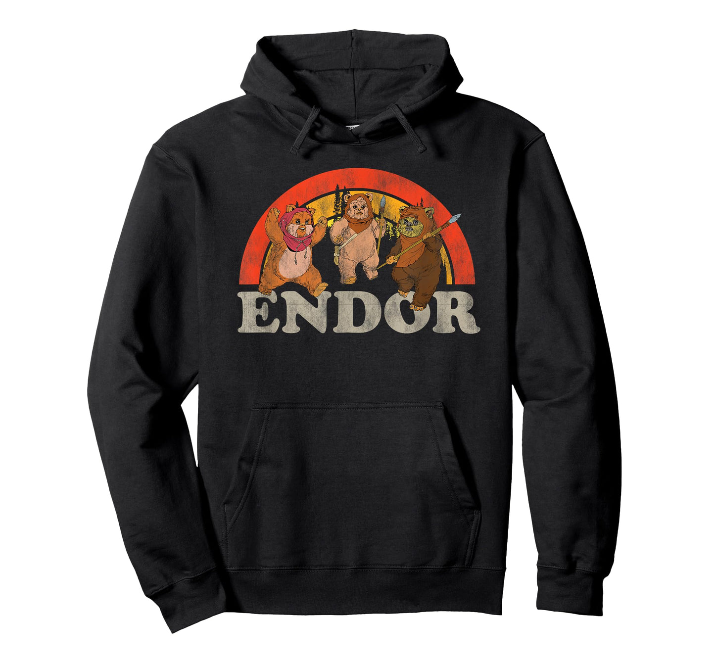 Star Wars Return of the Jedi Cute Ewoks Endor Retro T-Shirt T-Shirt