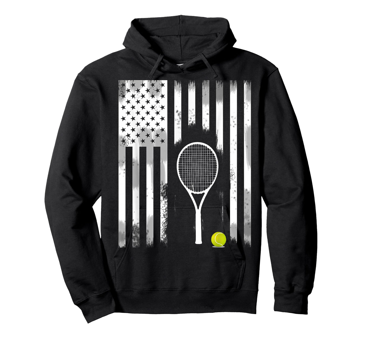 tennis American flag USA America tennis open patriot T-Shirt