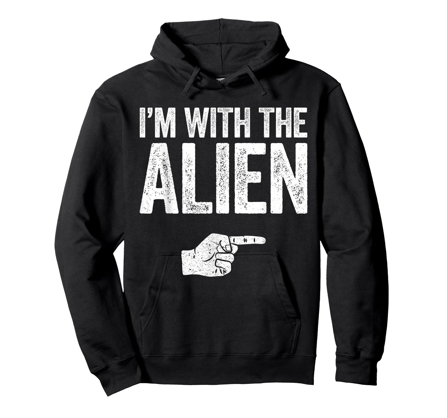 I'm With The Alien Shirt Adult Kids Matching Alien Costume T-Shirt