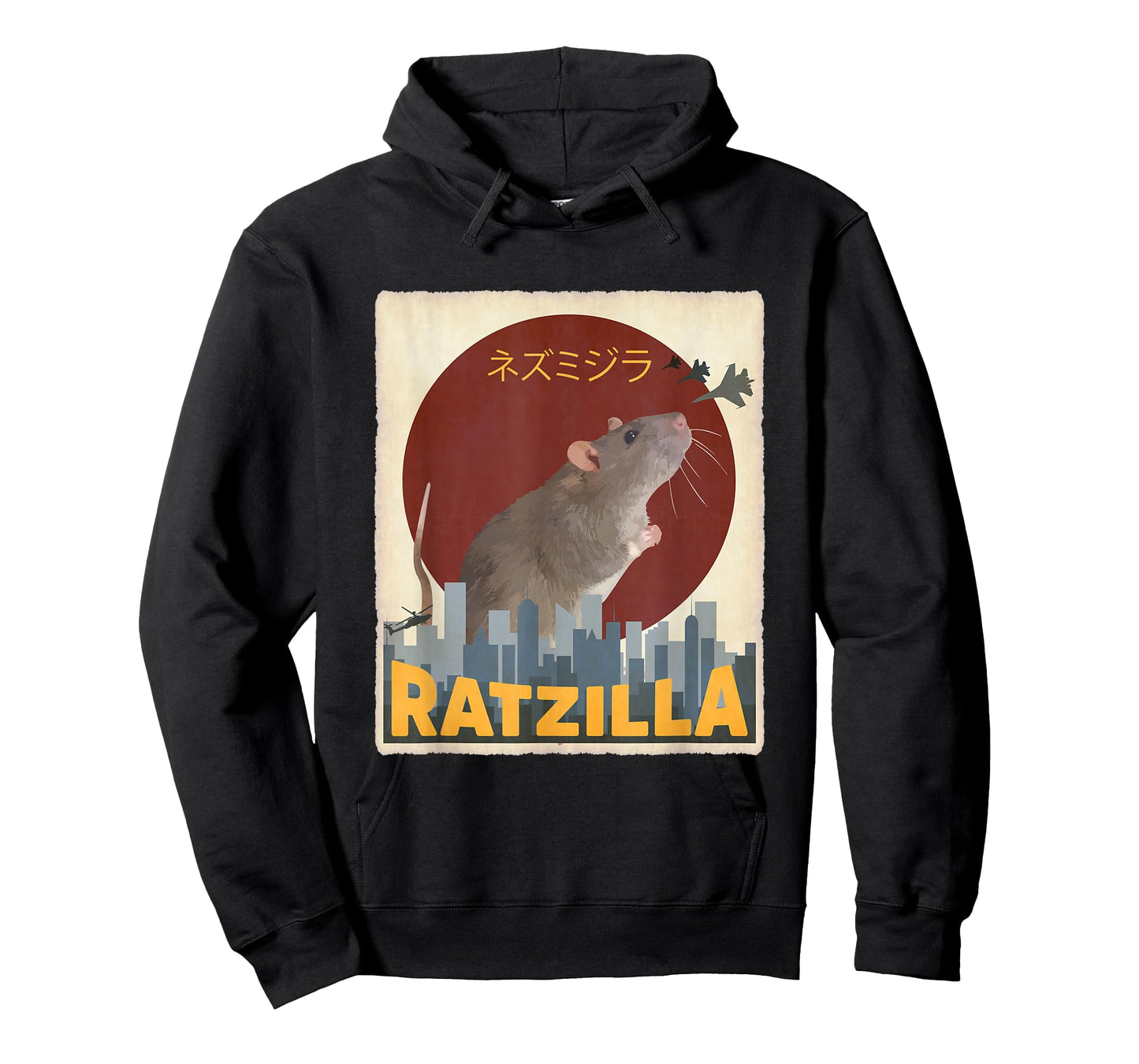 Cute Gifts for Veterinarians and Pet Rat Owner Funny Cute Ratzilla Rat Mouse | Japanese Anime Graphic Gift T-Shirt