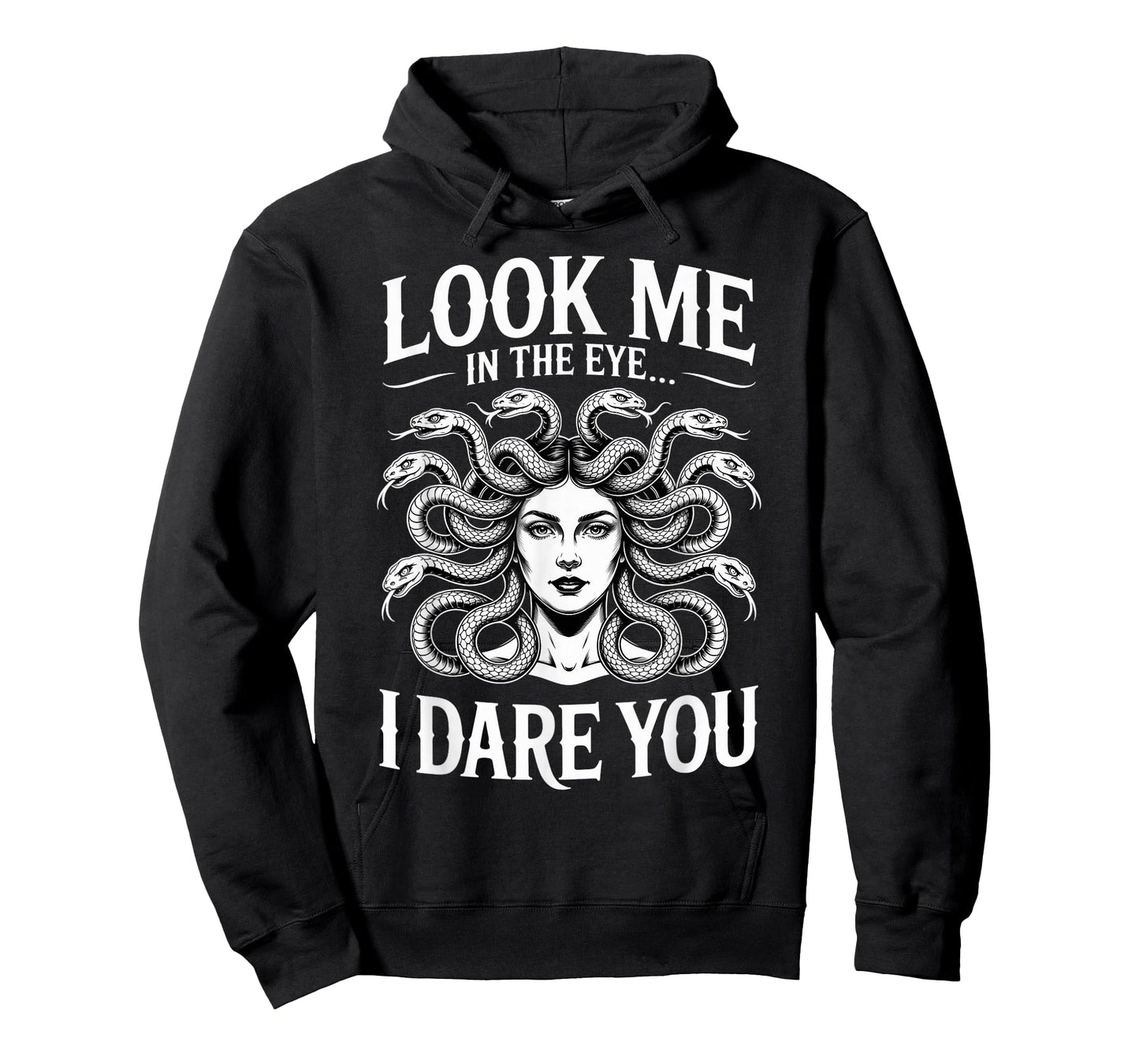 Look At Me In The Eye Greek Mythology Goddess Female Medusa T-Shirt