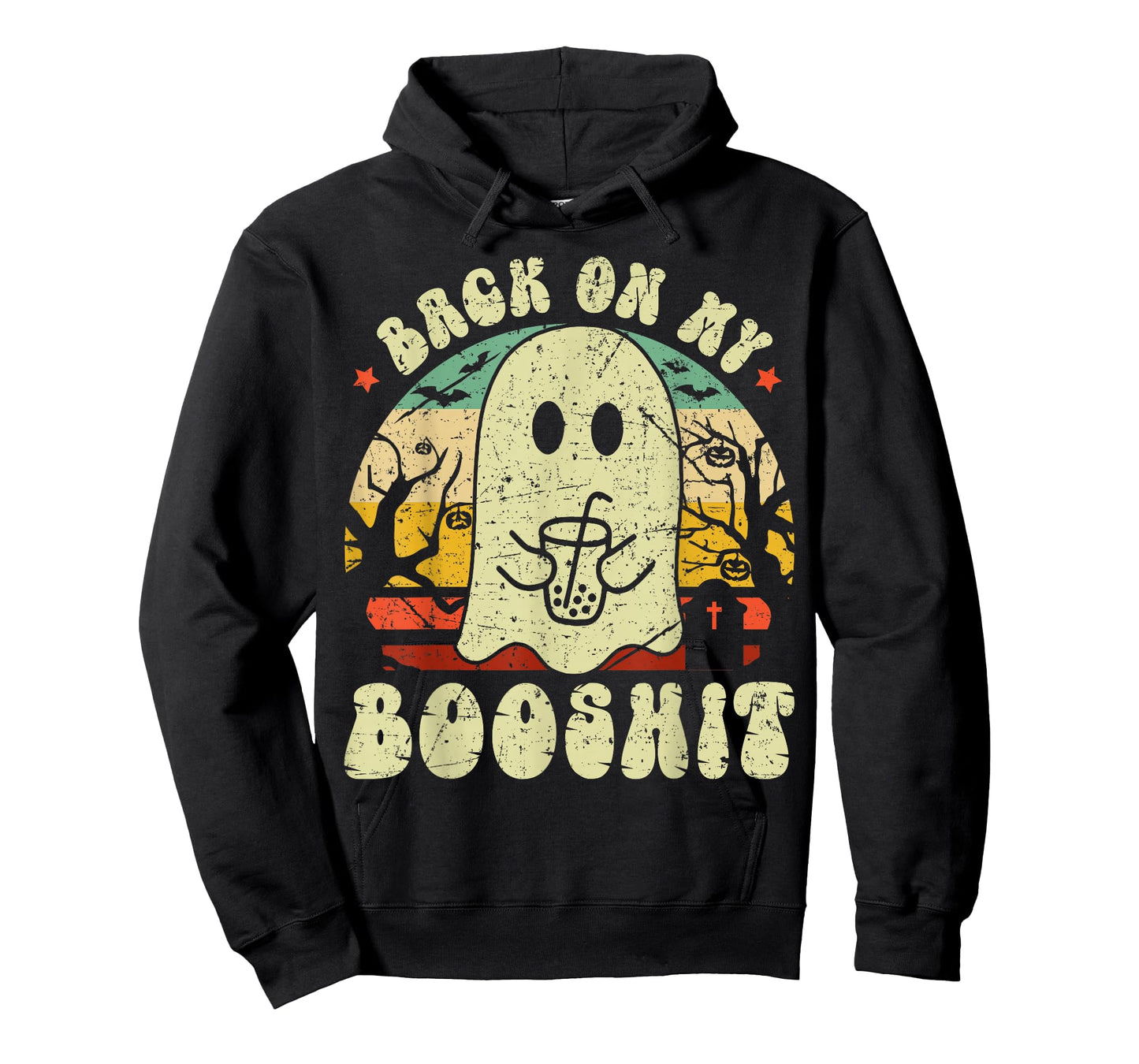Back On My BooShit Funny Boo Ghost Halloween Costume T-Shirt