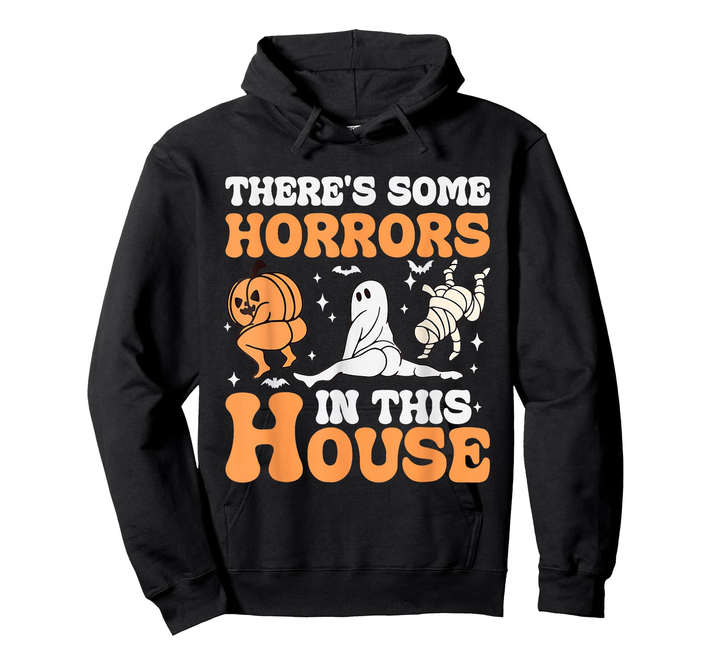 There's Some Horrors In This House Halloween Ghost Pumpkin T-Shirt