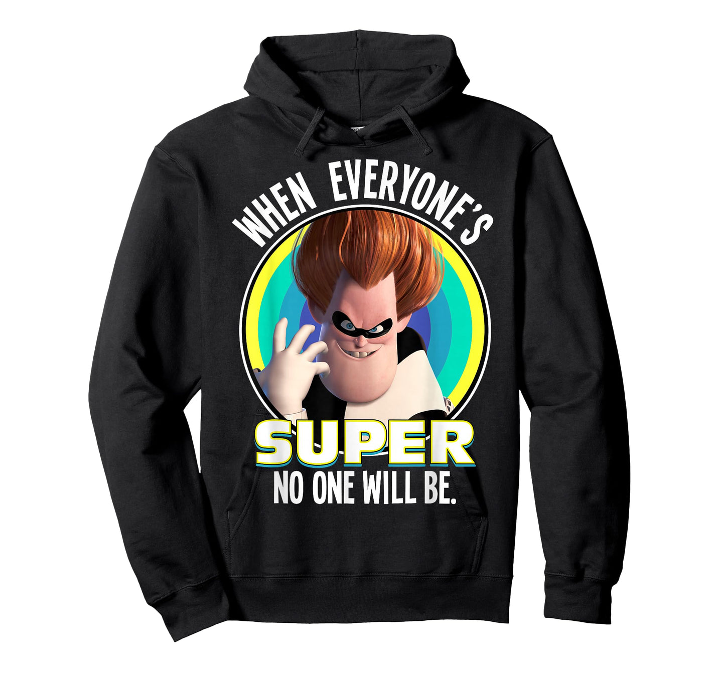 Disney Pixar The Incredibles Syndrome Super Retro Portrait T-Shirt