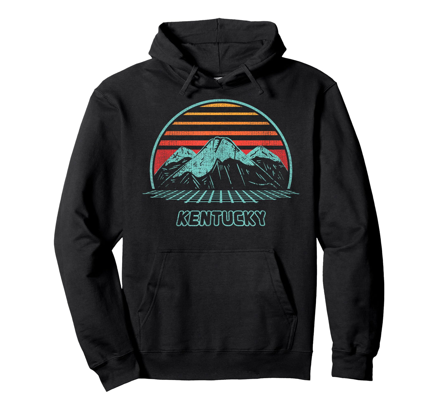 Kentucky Retro Mountain Hiking 80s Style T-Shirt