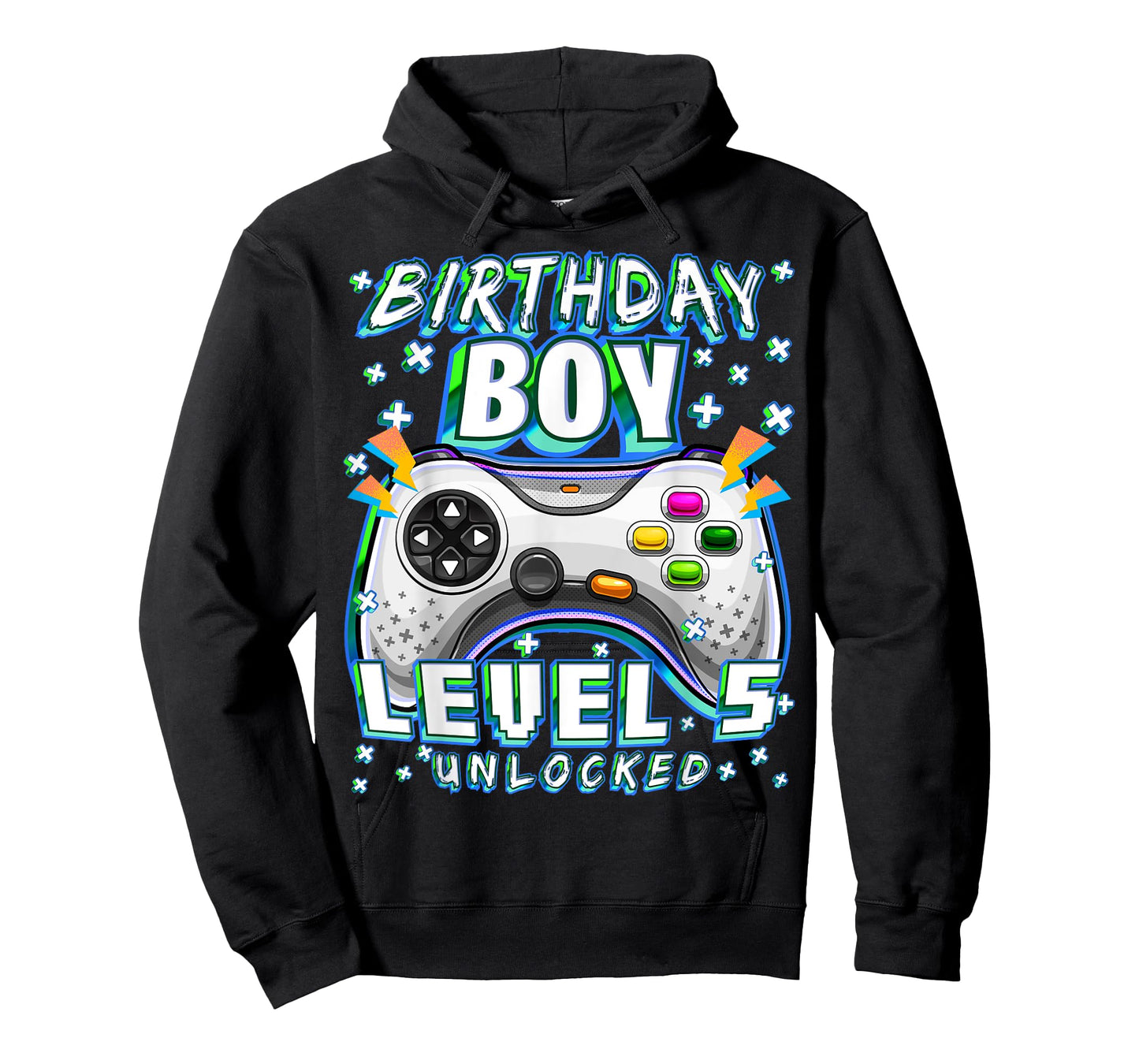 Level 5 Unlocked Video Game 5th Birthday Gamer Boys T-Shirt