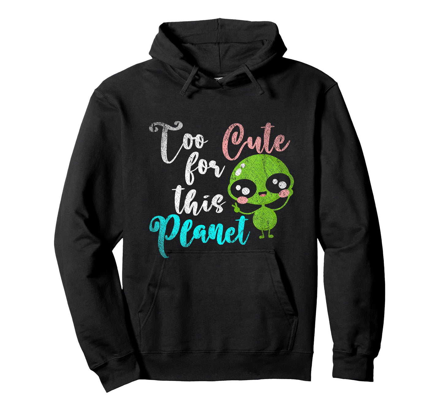 Funny UFO Women Girls Kids Gift Idea Cute Alien T-Shirt