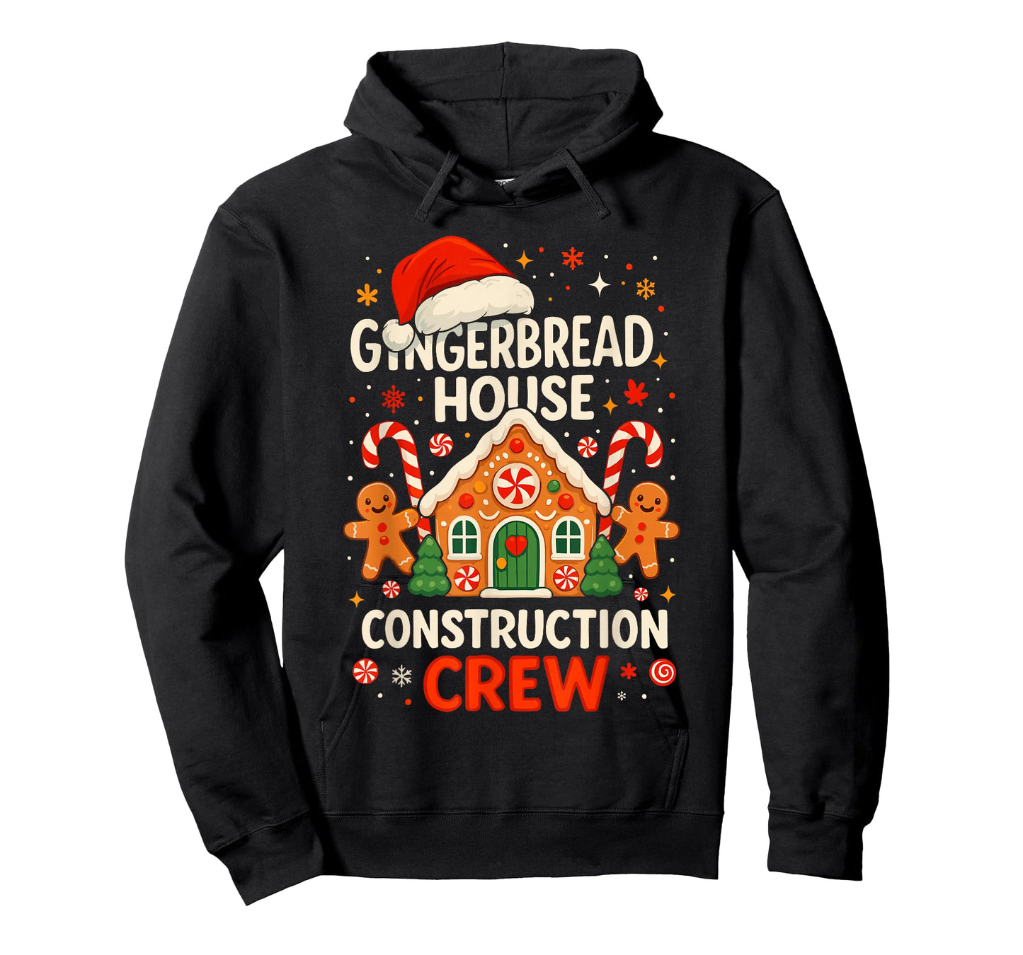 Gingerbread Man Costume Gingerbread House Construction Crew T-Shirt