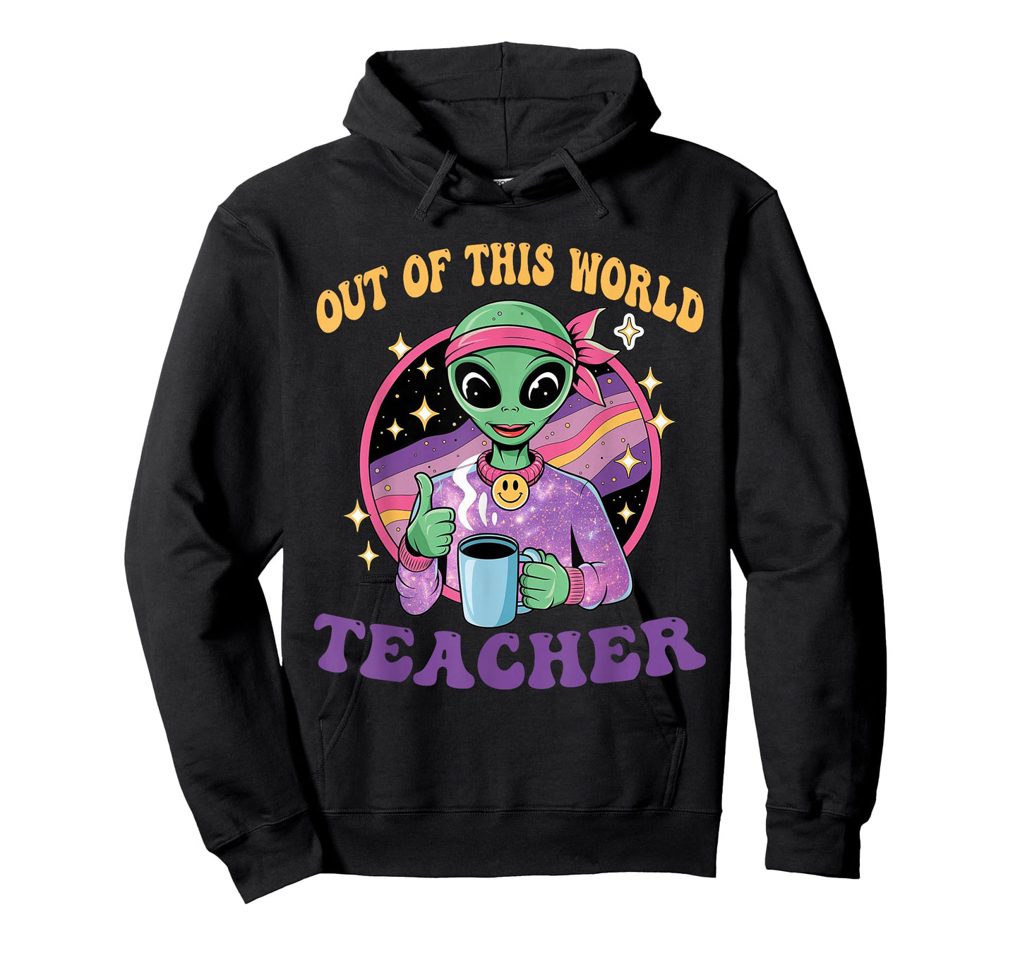 Out of this world funny alien - Space teacher school T-Shirt