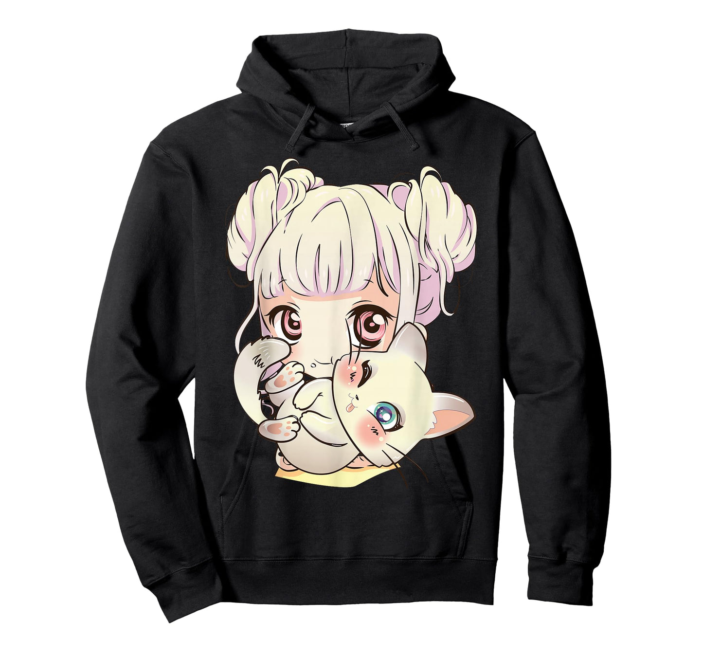 Cute Anime and Cats for Teen Manga Kawaii Graphic Otaku T-Shirt