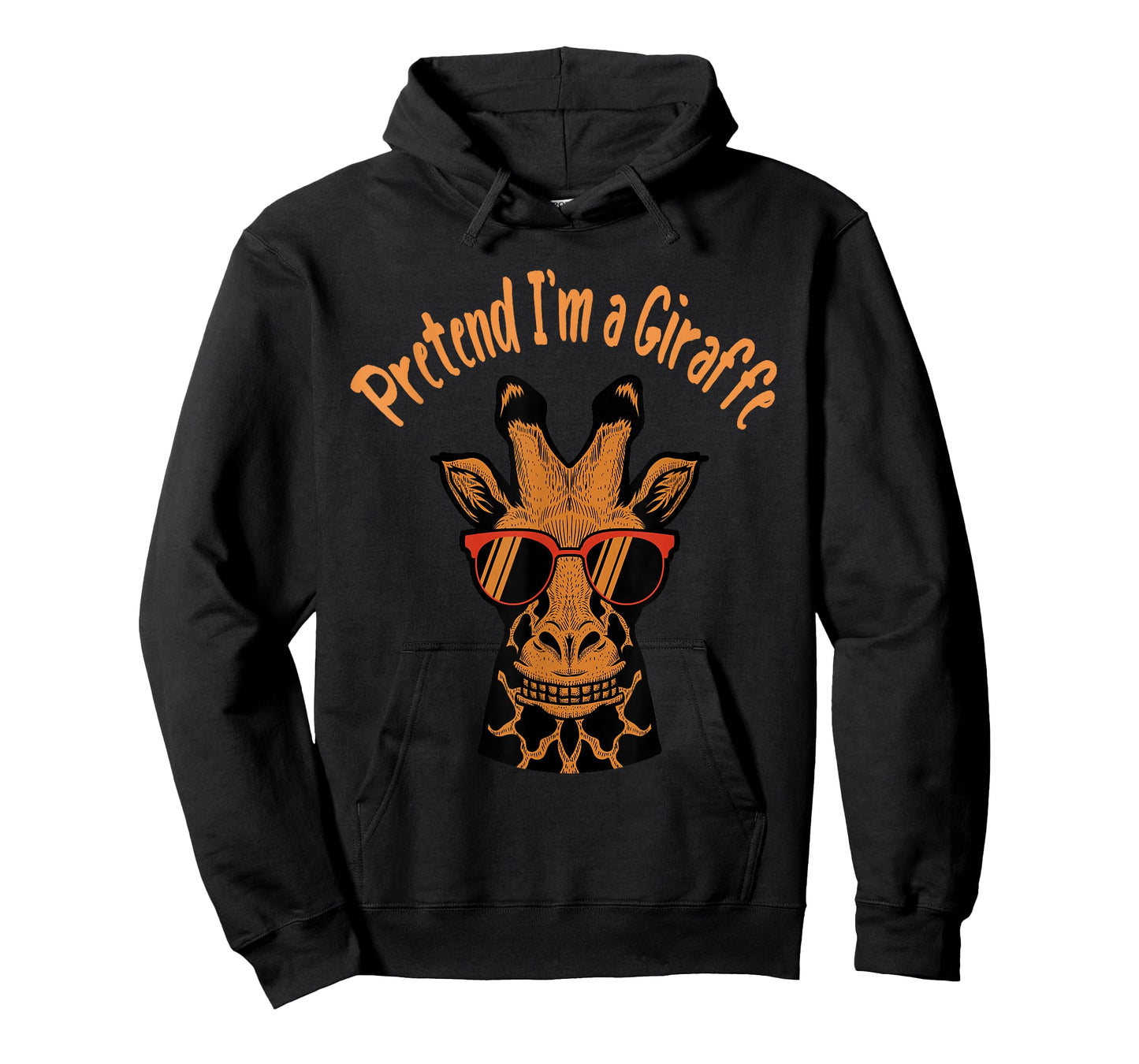 Pretend I'm A Giraffe Tee Funny Lazy Halloween Costume party T-Shirt