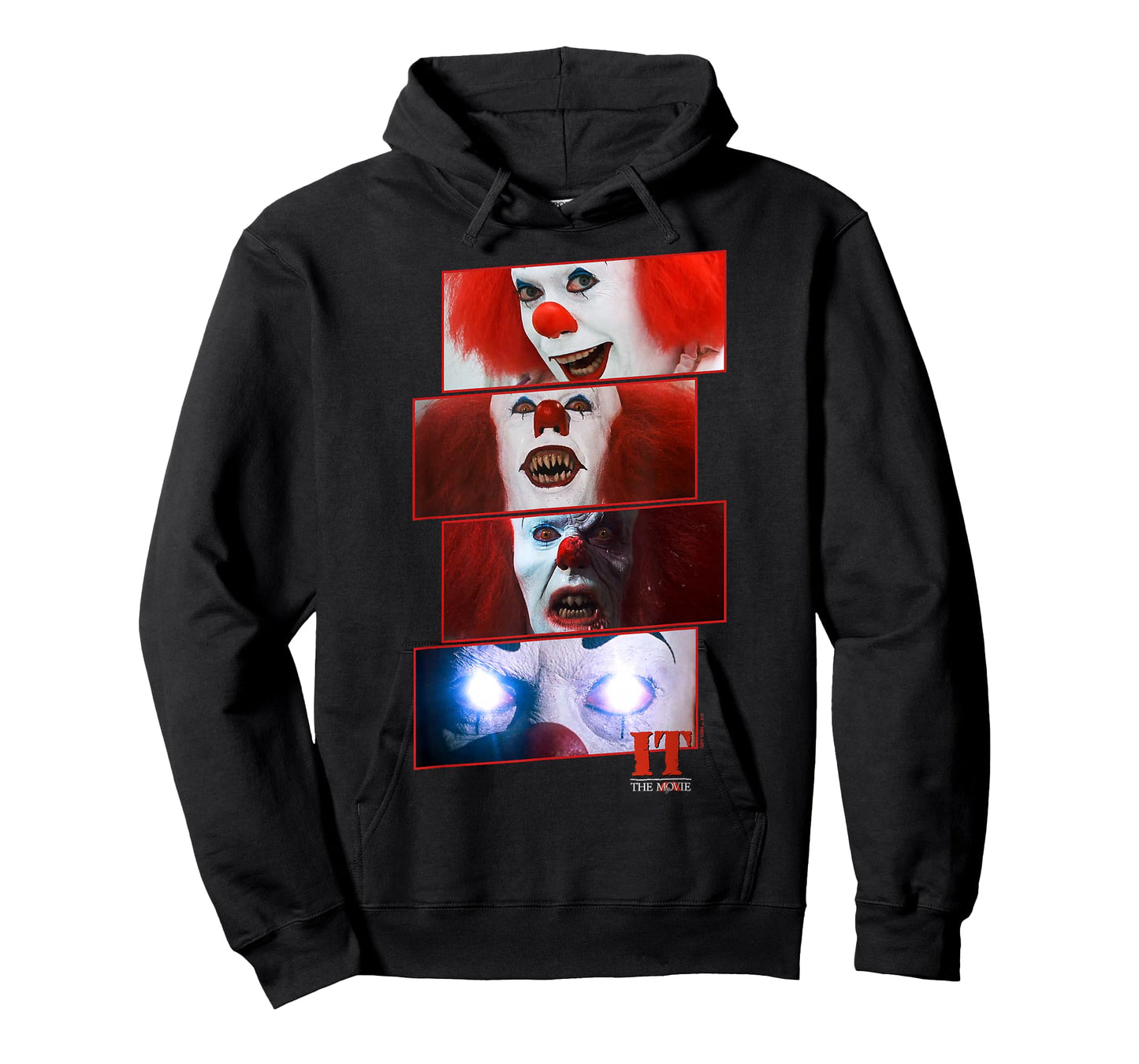 IT Movie Pennywise Scary Stacked Panels T-Shirt