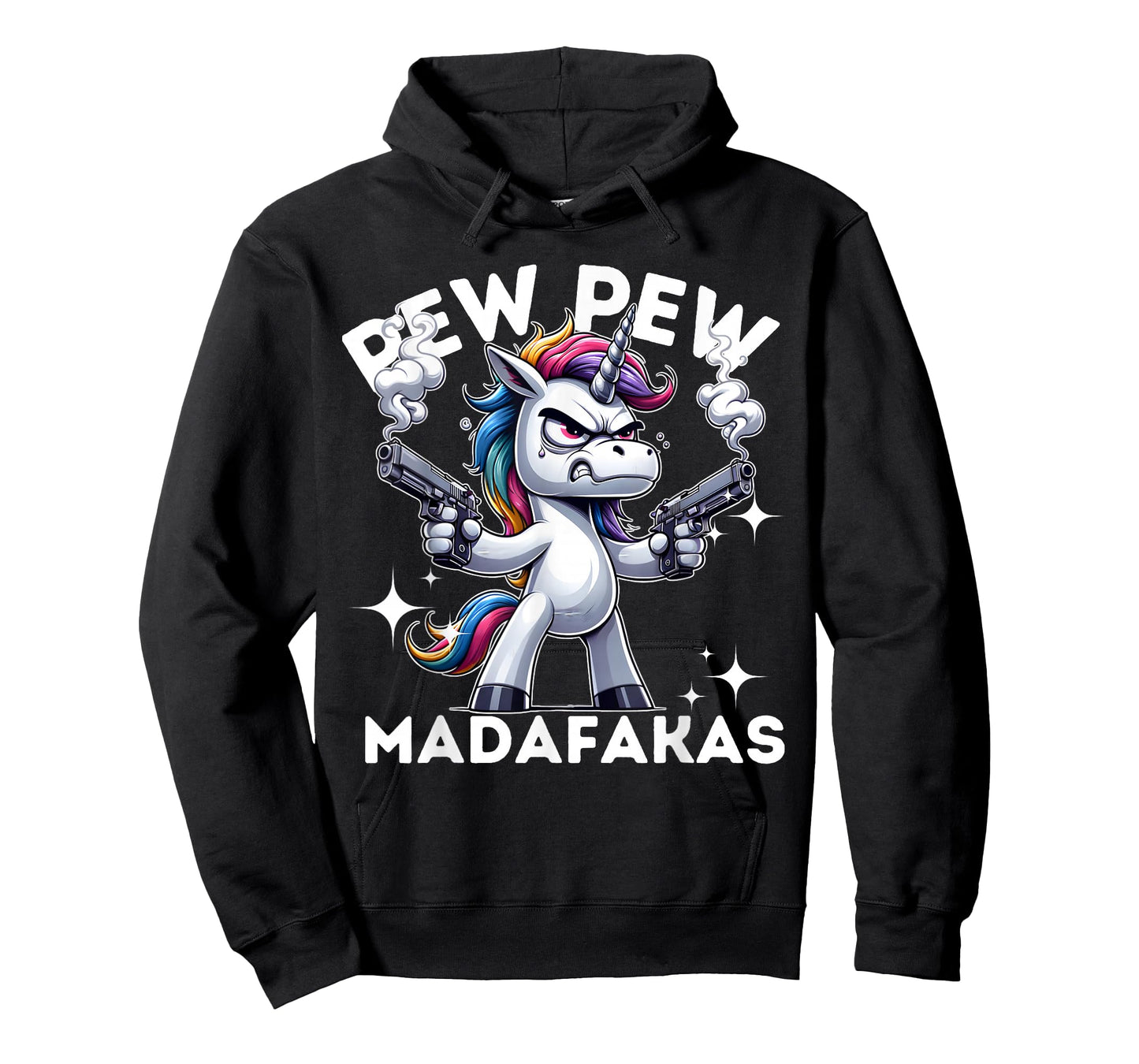 Pew Pew Madafakas Angry Unicorn crazy pew T-Shirt