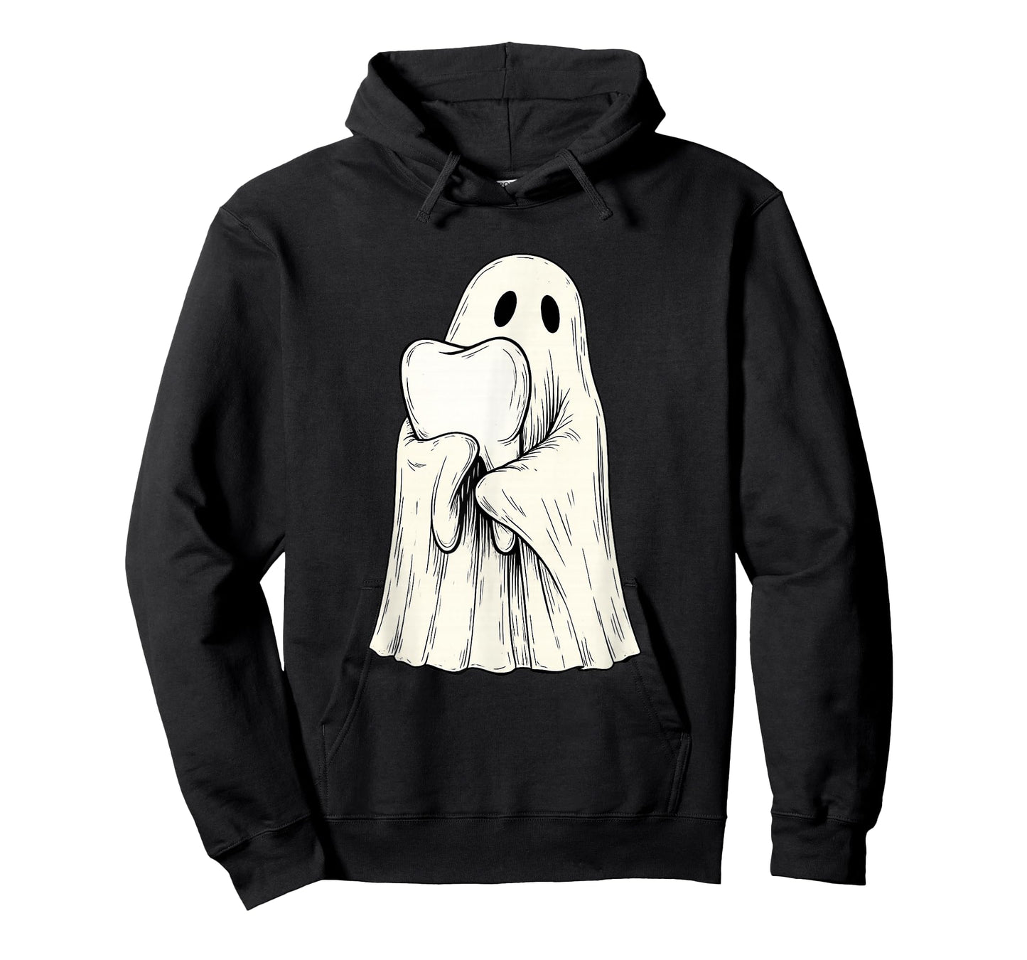 Cute Halloween Dental Molar Tooth Ghost Dentist Costume T-Shirt