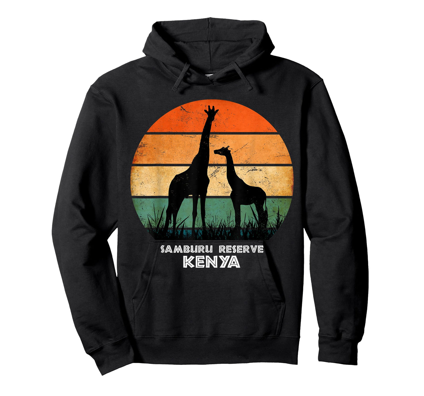 Samburu Reserve, Kenya Giraffe Safari National Park Game T-Shirt