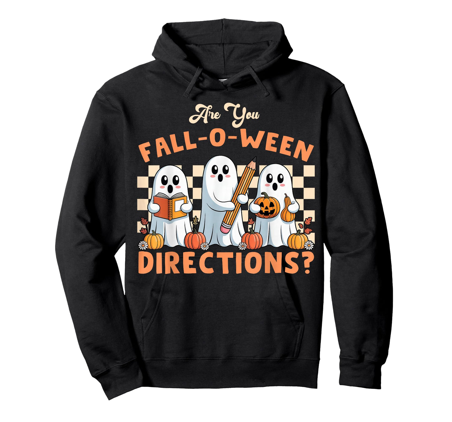 are You Fall O Ween Directions Halloween Teacher Ghosts T-Shirt