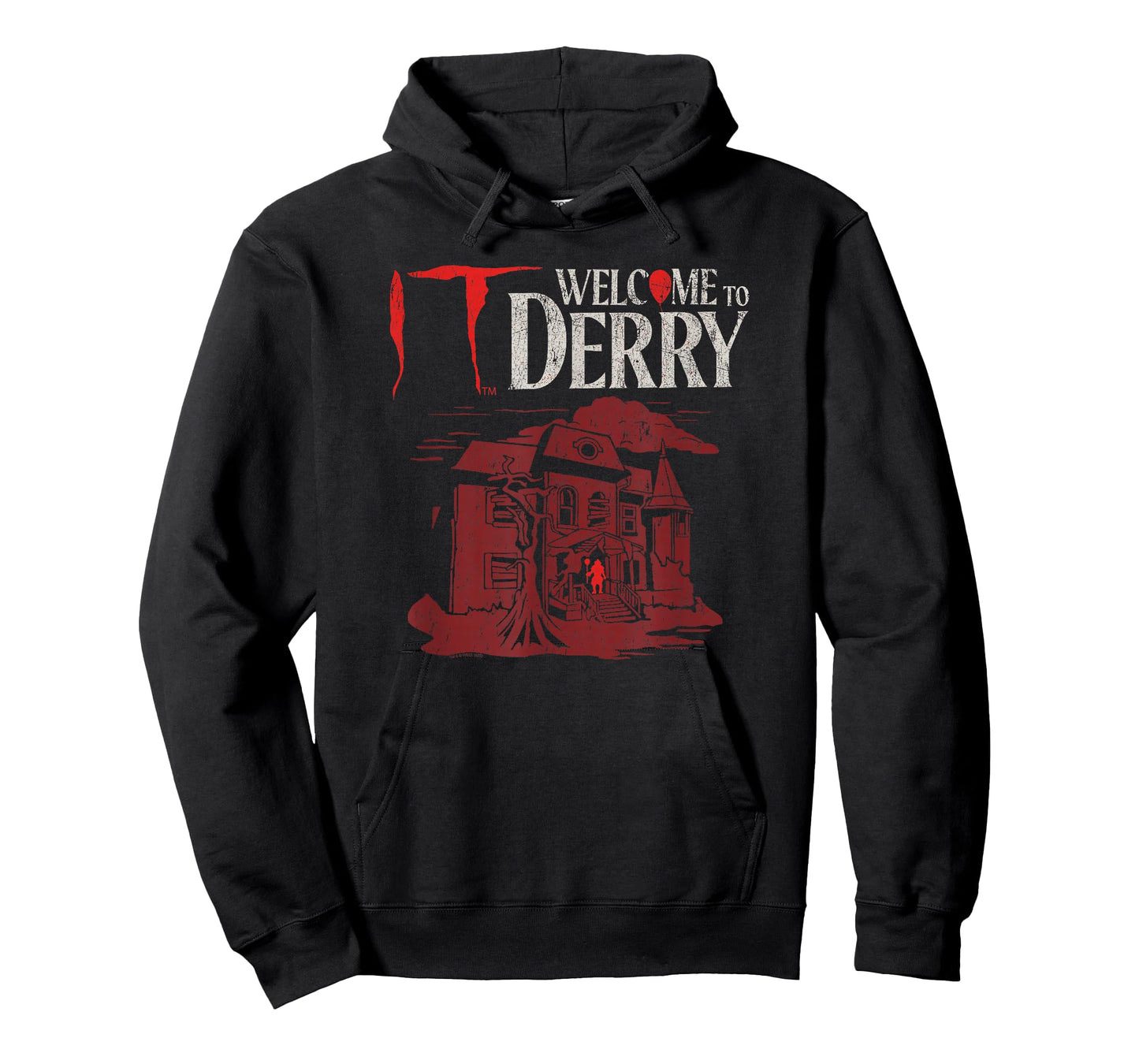 IT: Welcome to Derry Red Tone Haunted House Horror TV Show T-Shirt