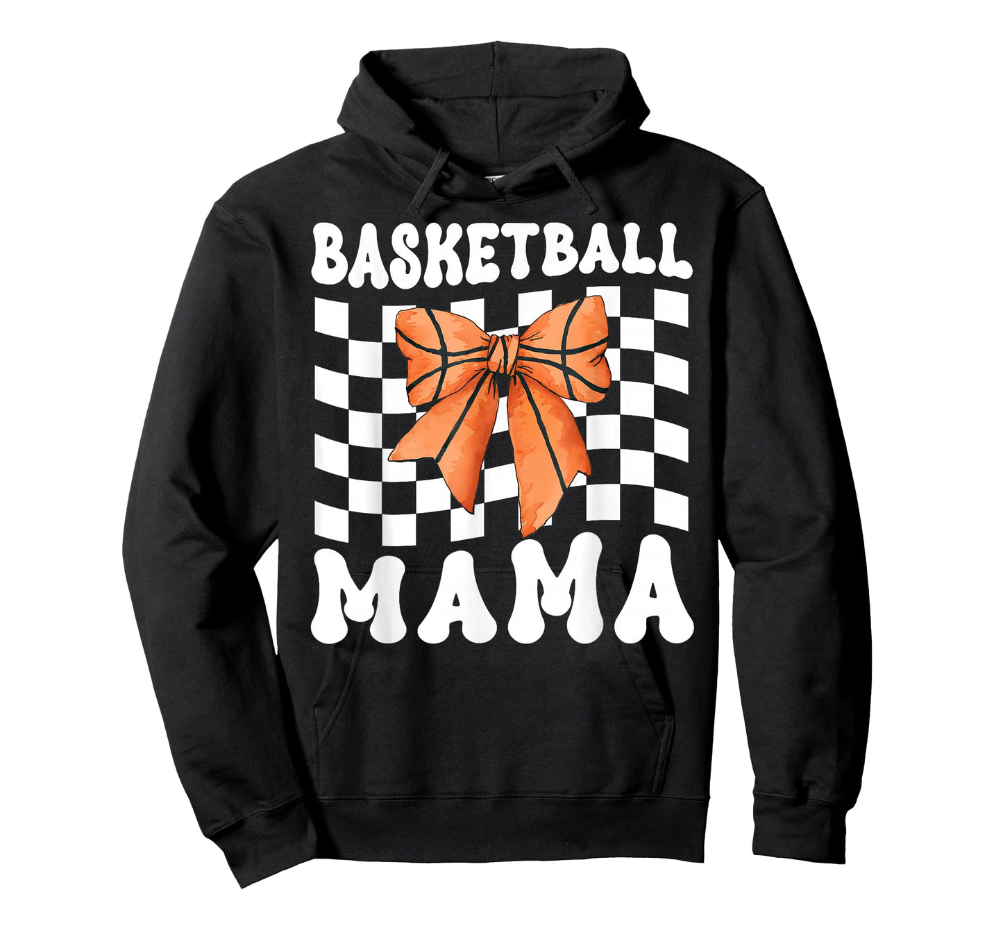 Basketball Mama Coquette Bow Game Day Funny Sports Lover Mom T-Shirt