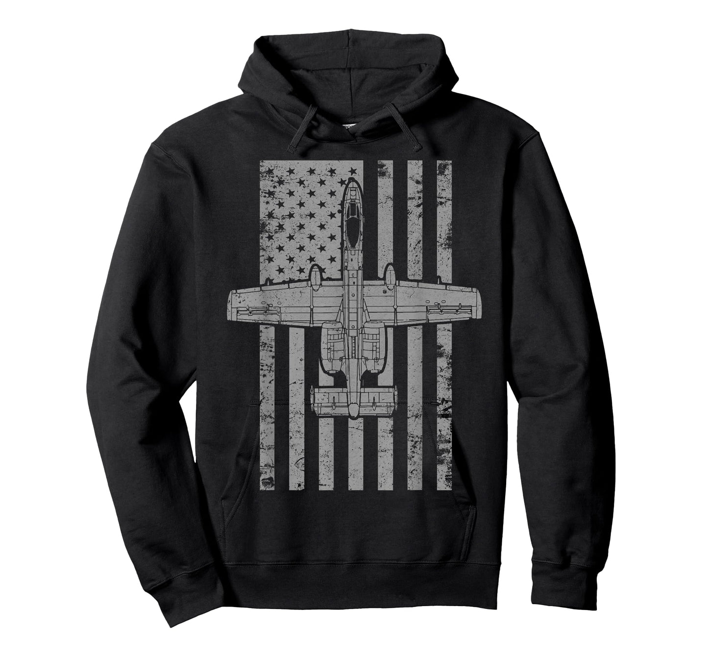 A-10 Thunderbolt II "Warthog" Vintage Flag Airplane T-Shirt T-Shirt