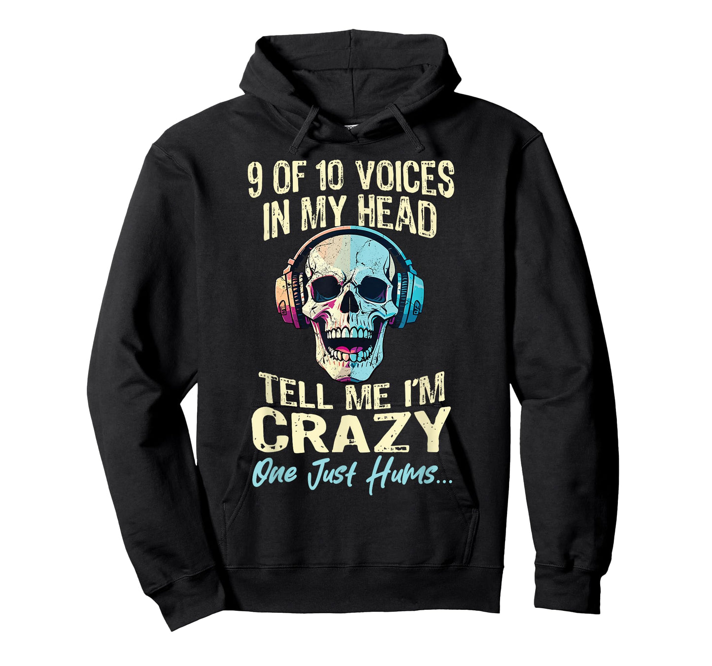 9 Out Of 10 Voices In My Head Tell Me Im Crazy Sarcasm Gamer T-Shirt