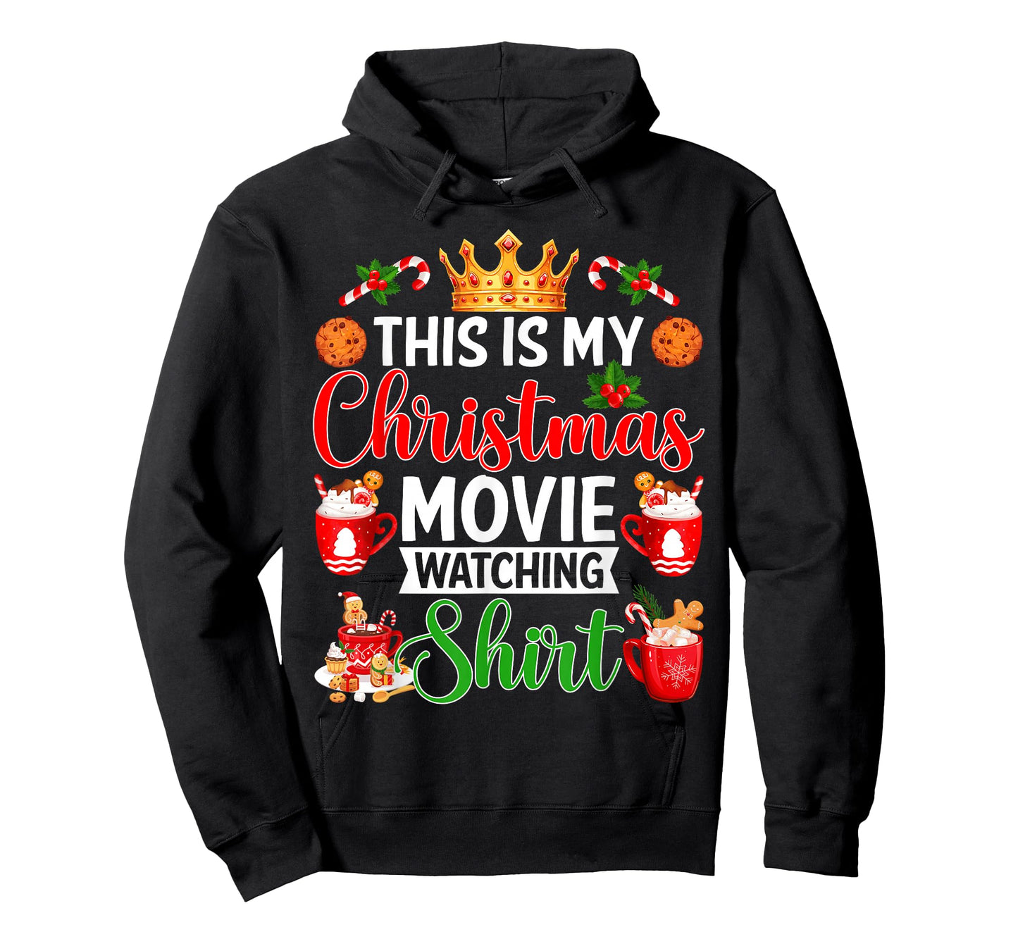 This is My Christmas Movie Watching Shirt Merry Christmas T-Shirt