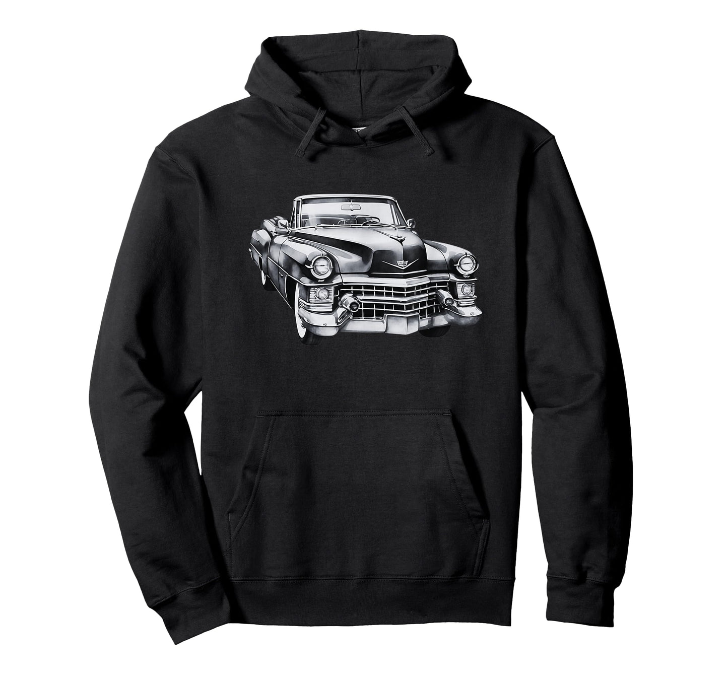 Cadillac Classic | Vintage | Black & White T-Shirt