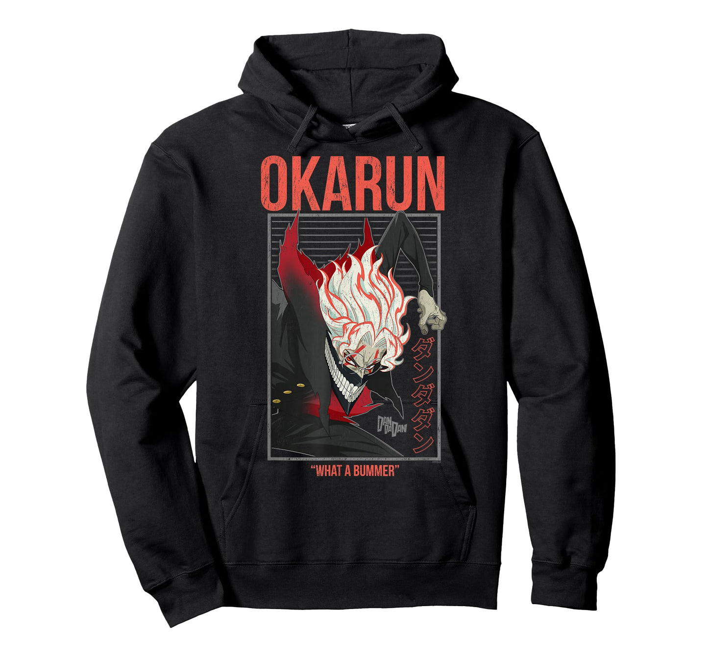 Dan Da Dan What a Bummer Okarun with Kanji Anime T-Shirt