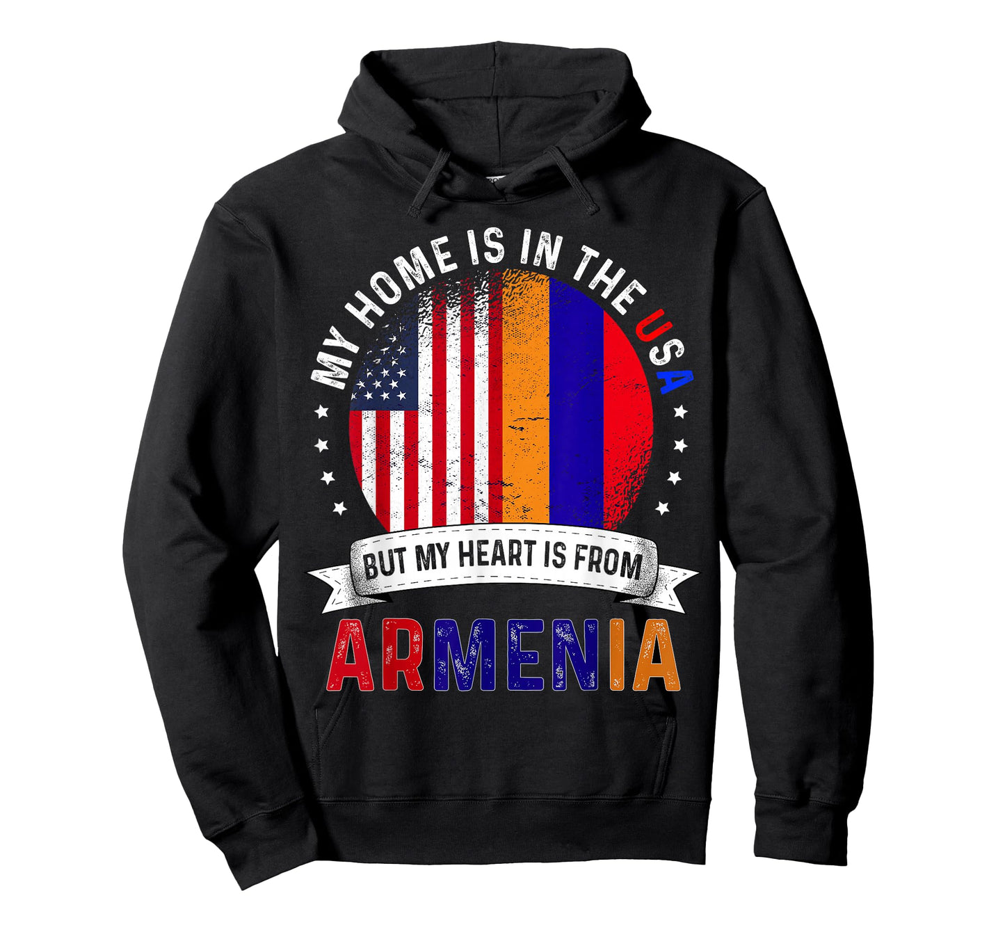 Armenian American Patriot Heart is from Armenia Flag T-Shirt