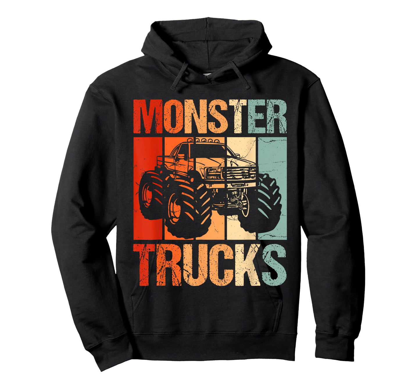 Monster Trucks Vintage Retro Monster Truck T-Shirt