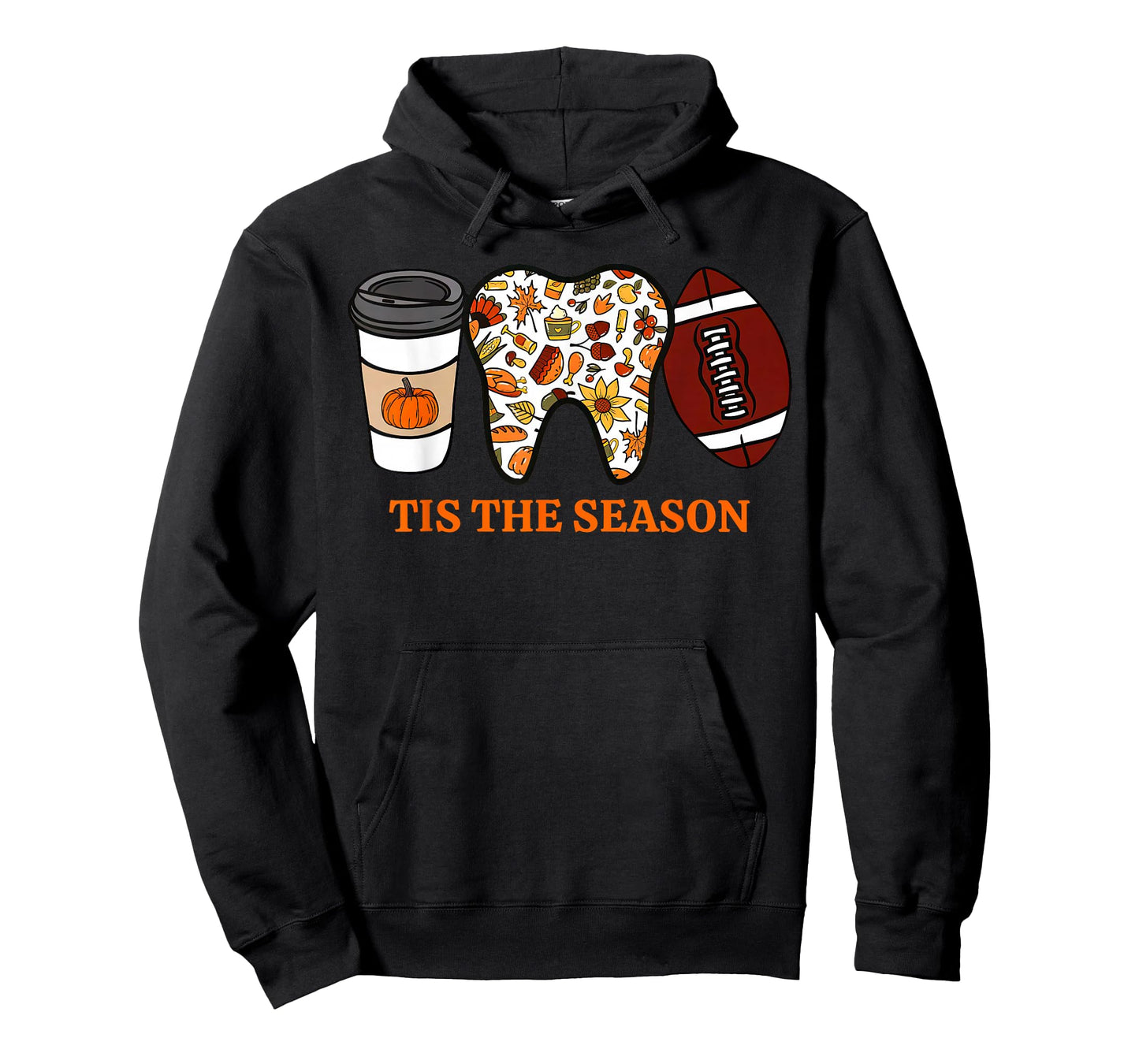 Tis The Season Fall Dental American Football Game Day Sports T-Shirt