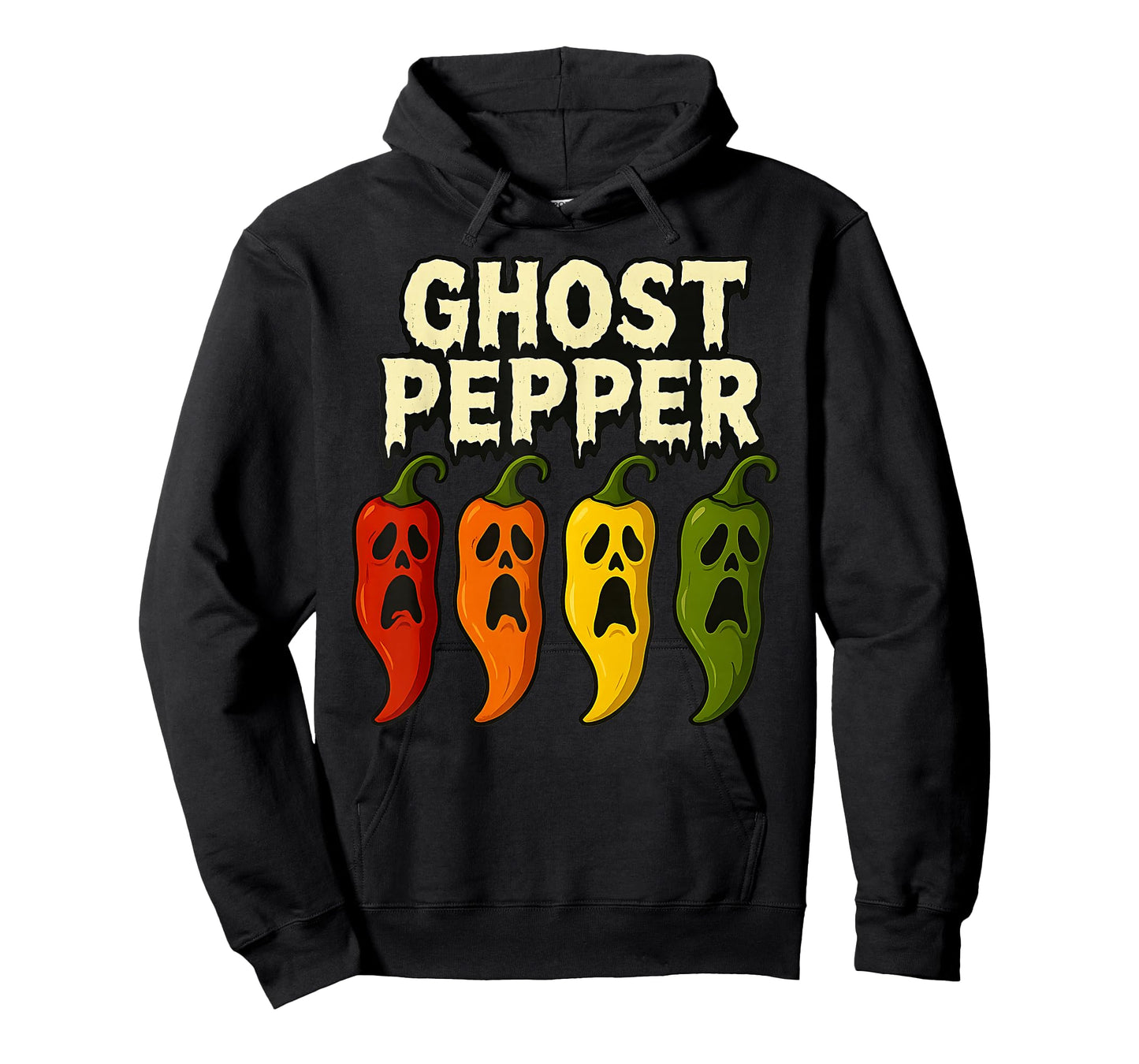 Ghost Pepper Chilli Spicy Hot Halloween Ghost Pepper T-Shirt