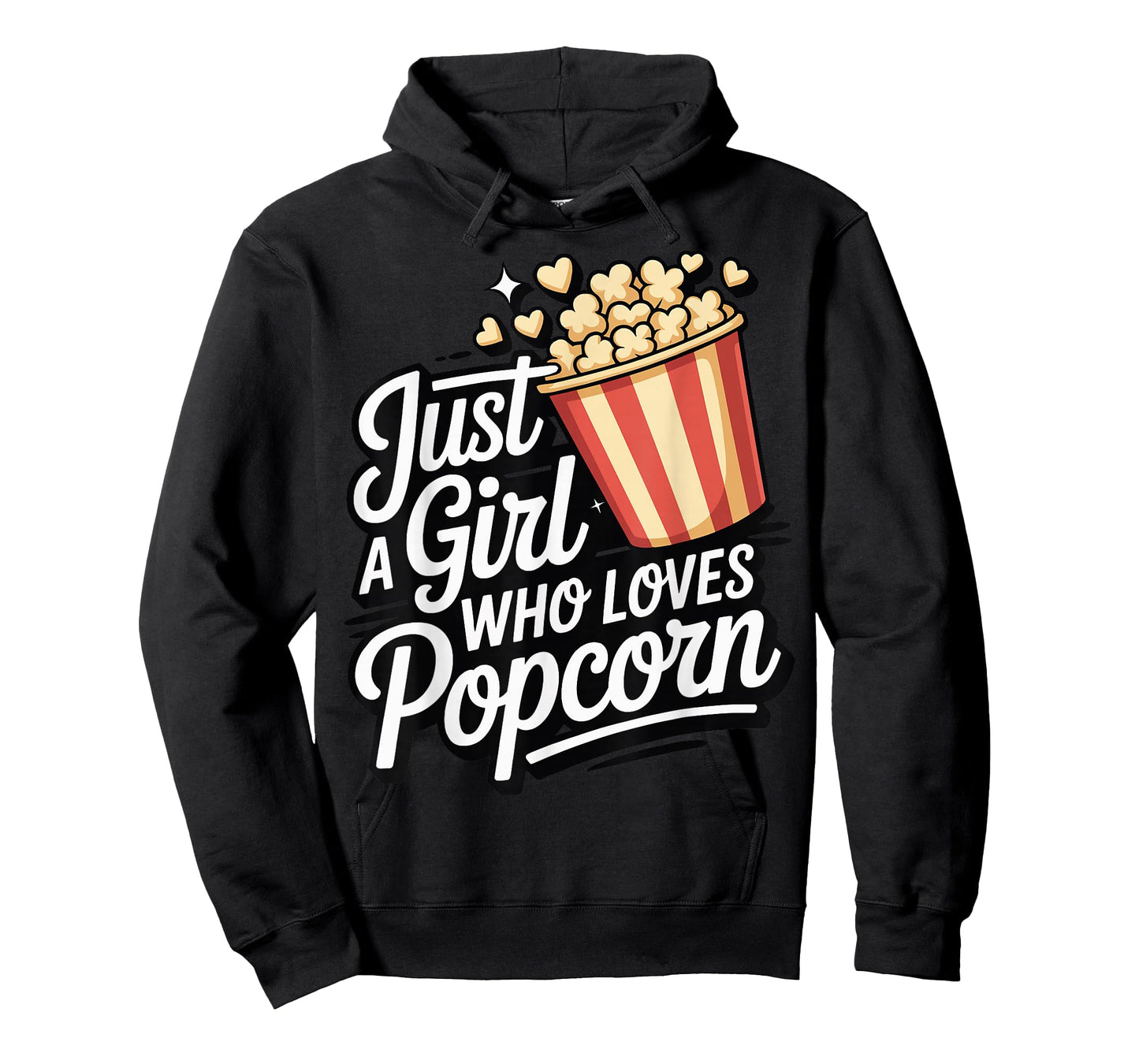 Just A Girl Who Loves Popcorn T-Shirt