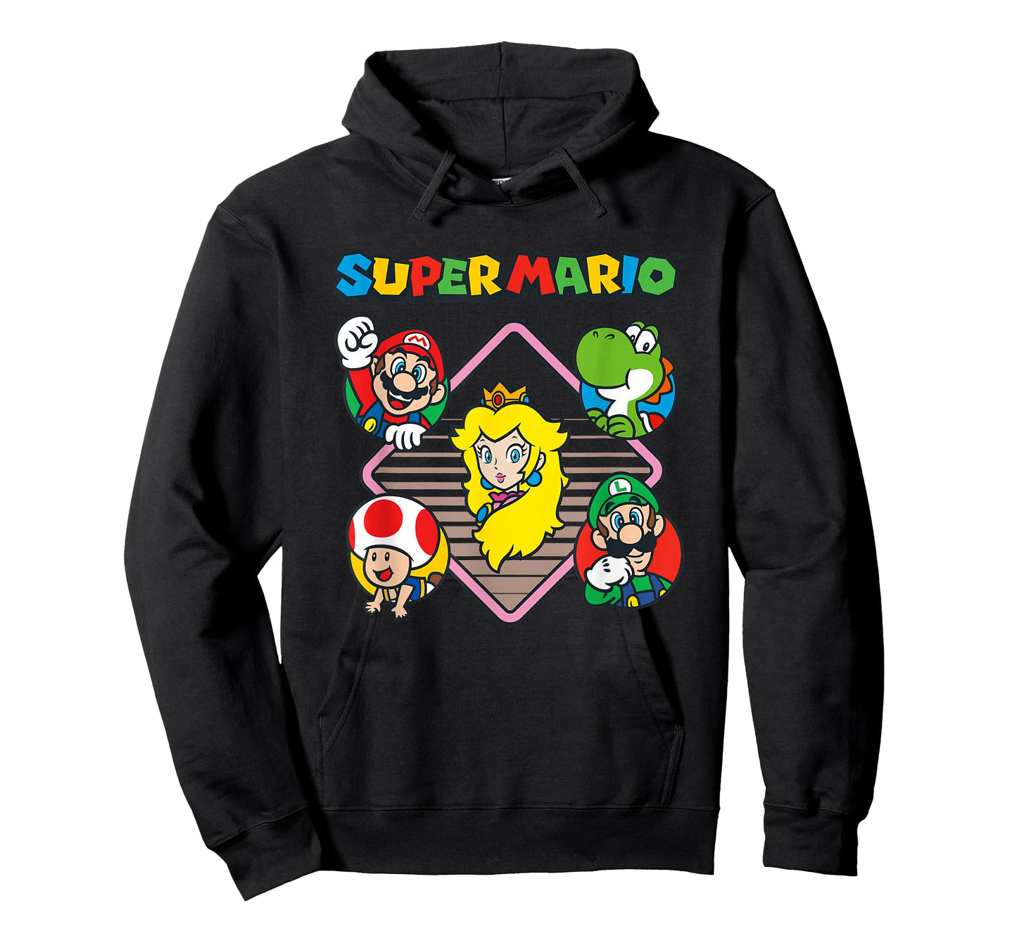 Super Mario Bros Vintage Princess Peach & Friends T-Shirt